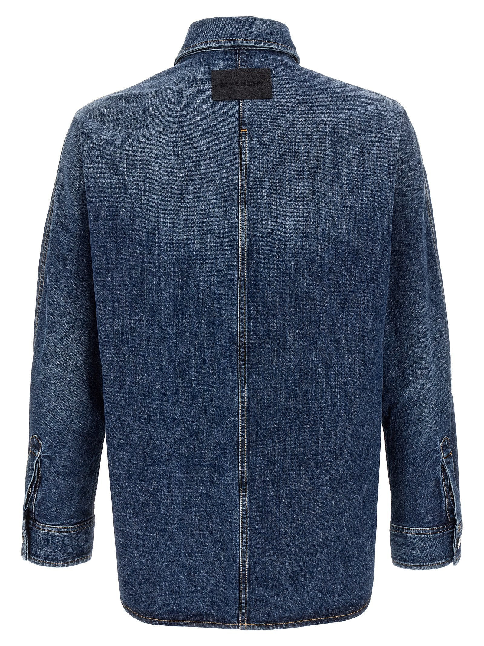 Givenchy Blue Cotton Men's Blouse