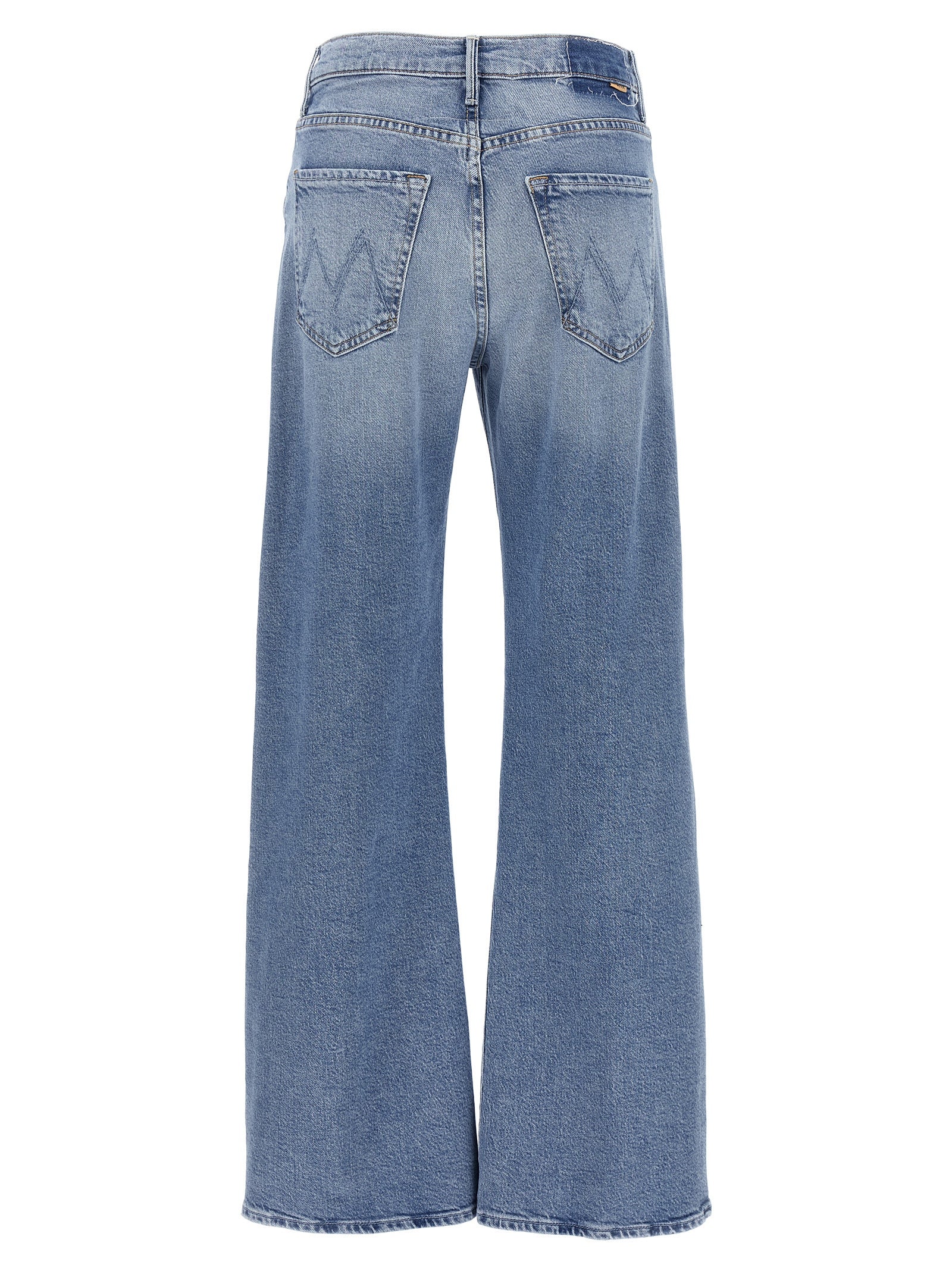 Mother Denim Blue Cotton High-Waisted Women's Jean