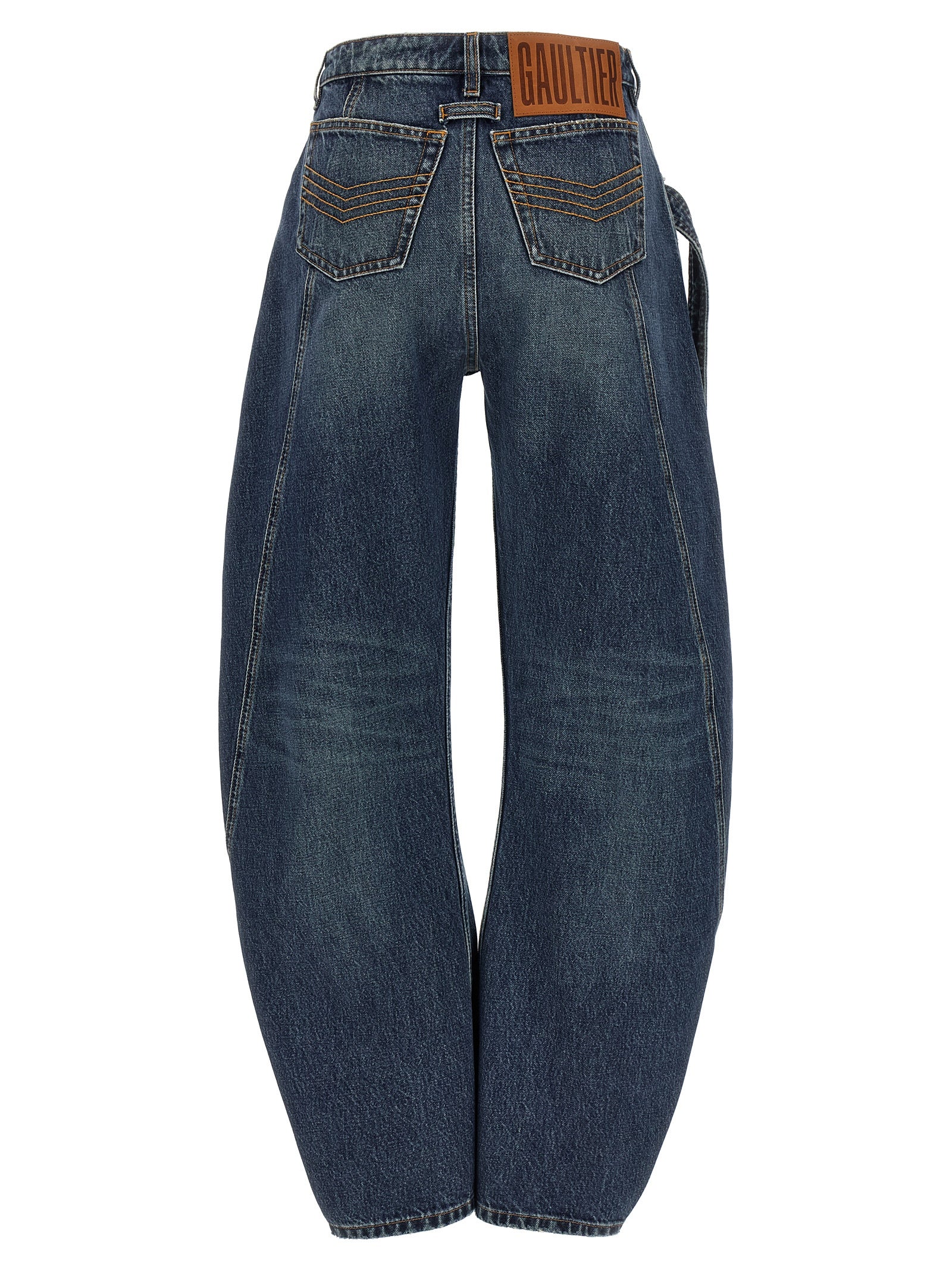 Jean Paul Gaultier Blue Cotton Jeans Women's Denim