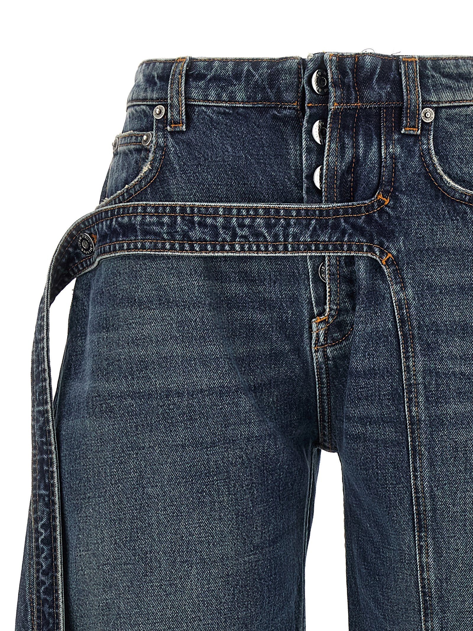 Jean Paul Gaultier Blue Cotton Jeans Women's Denim