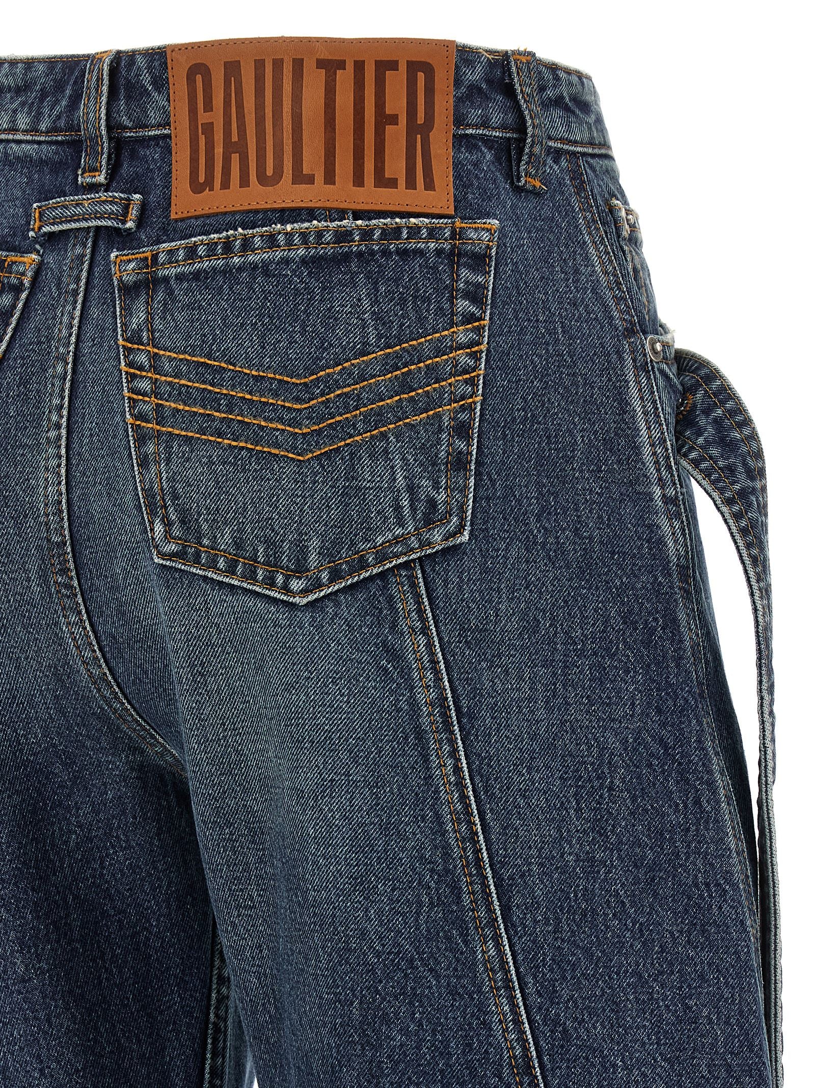 Jean Paul Gaultier Blue Cotton Jeans Women's Denim