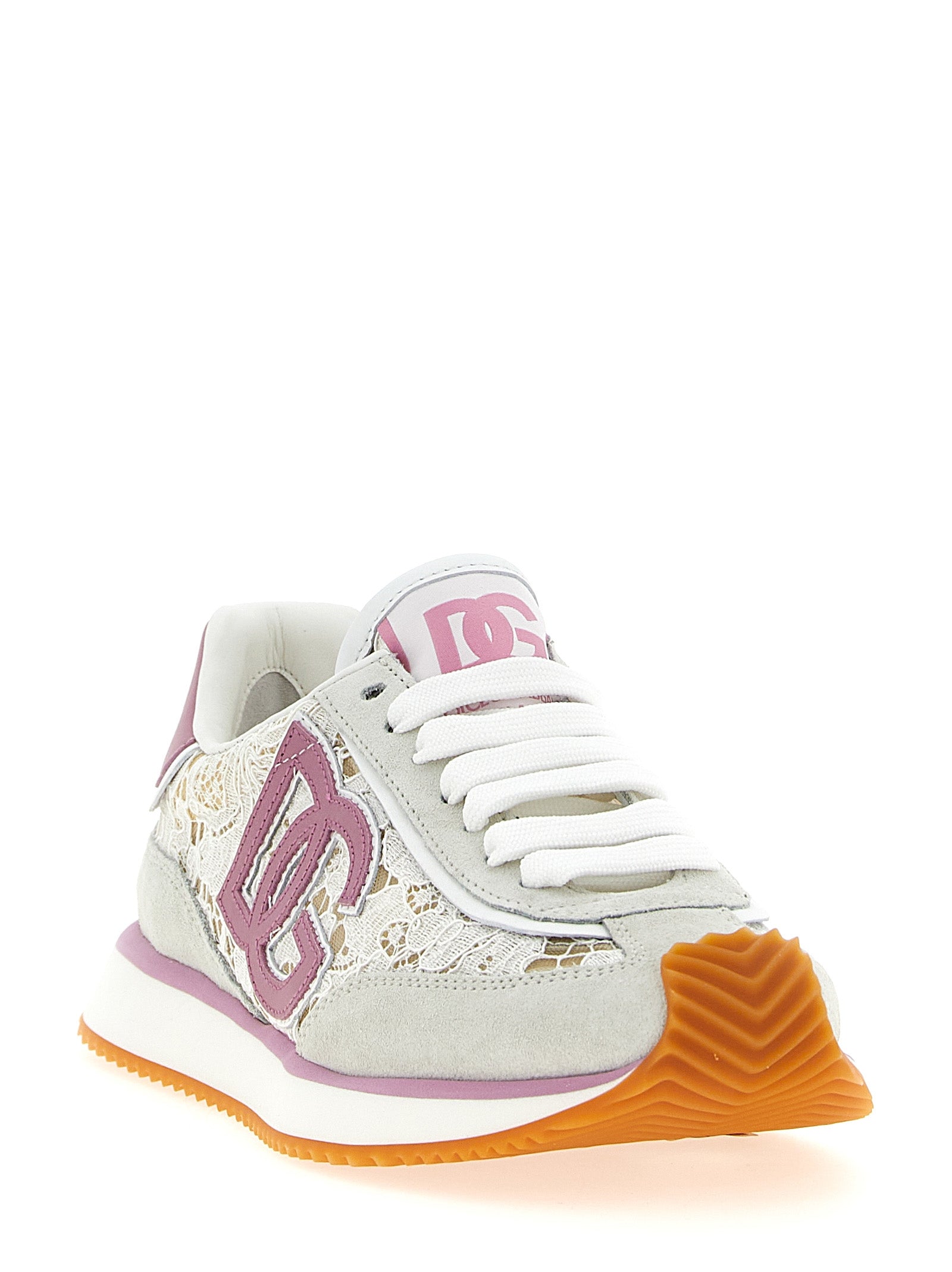 Dolce & Gabbana Multicolor Leather Athletic Women's Sneakers