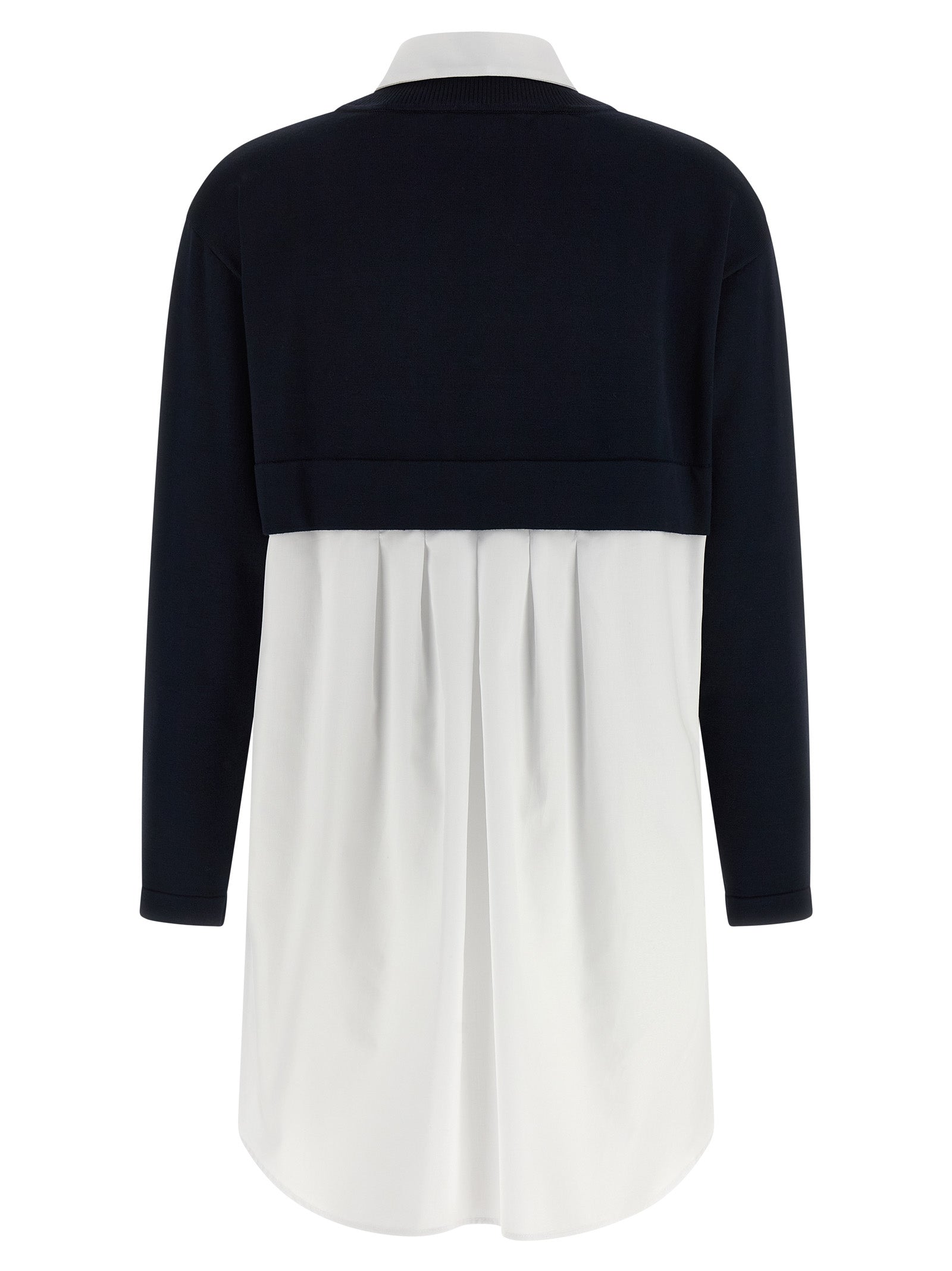 Elisabetta Franchi Blue Viscose Short Women's Dress