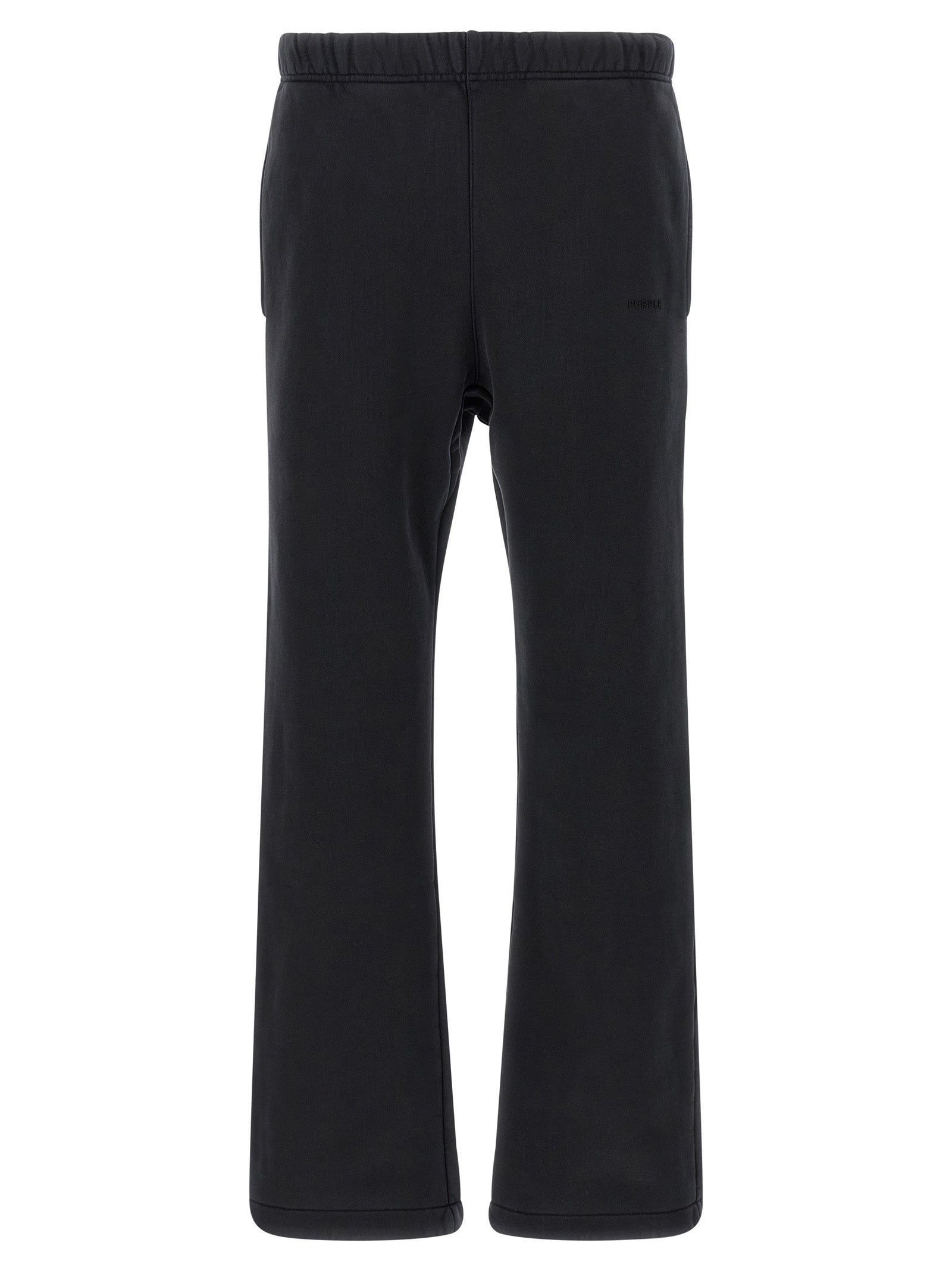 PURPLE Black Cotton Joggers (Workout Men's Pants)