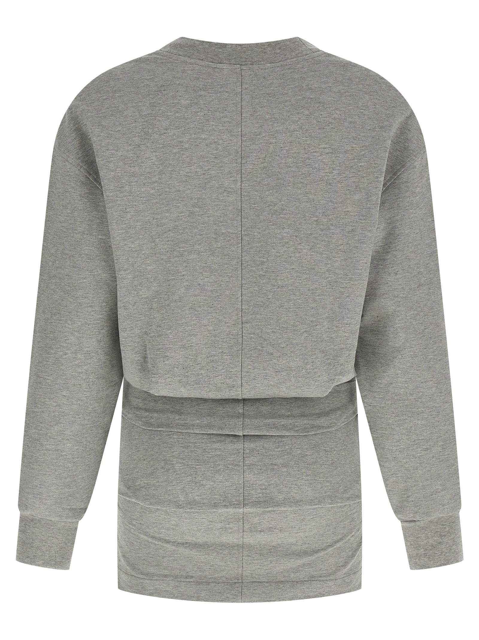The Attico Gray Cotton Short Women's Dress