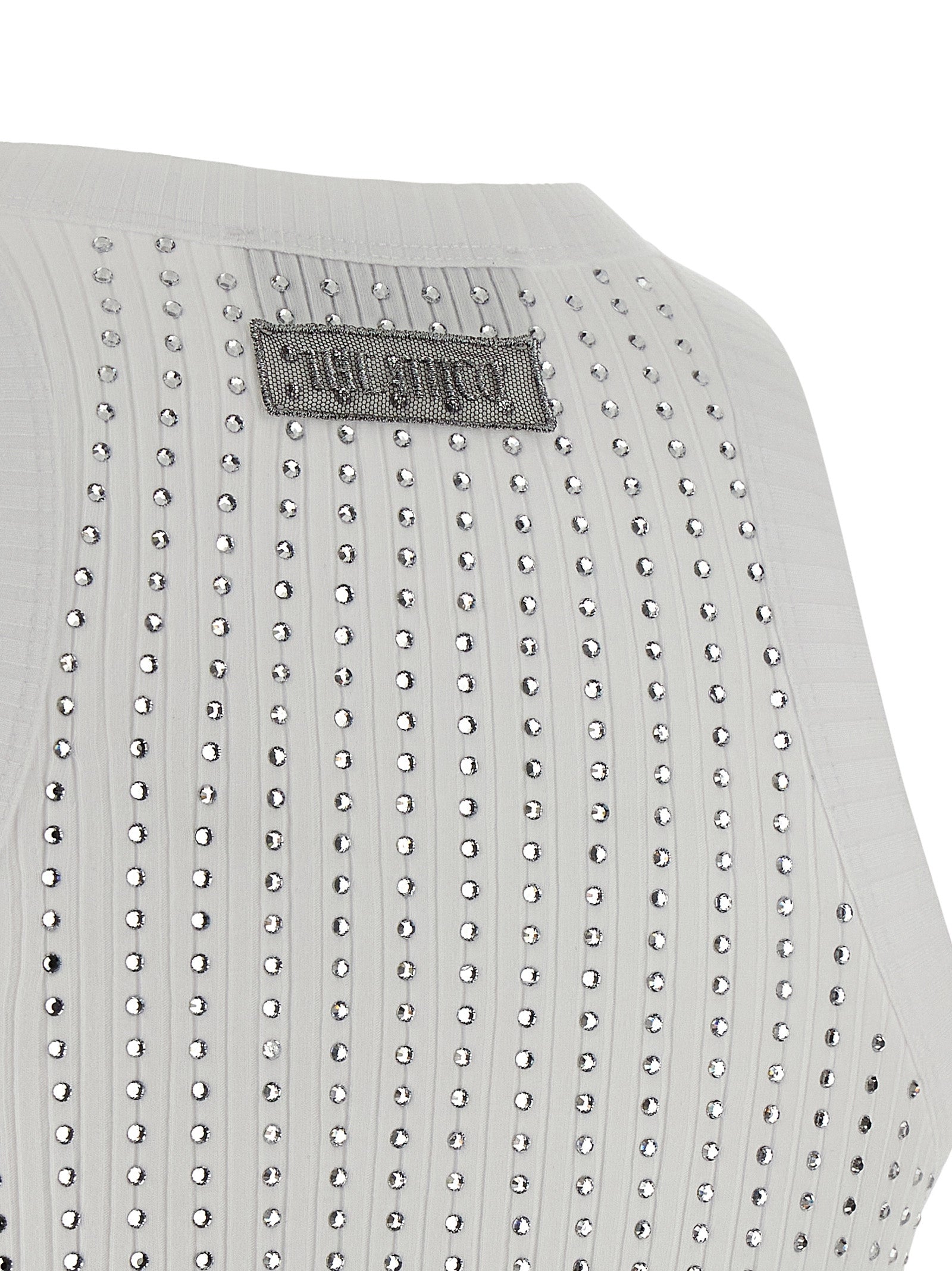 The Attico White Cotton Sleeveles Women's T-Shirt