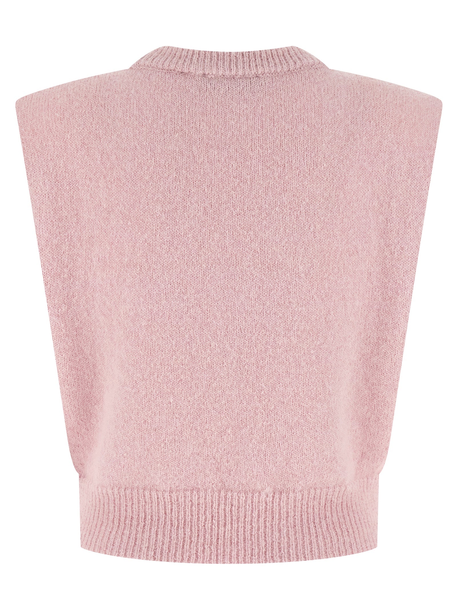 ROTATE BIRGER CHRISTENSEN Multicolor Wool Sleeveless Women's Jacket