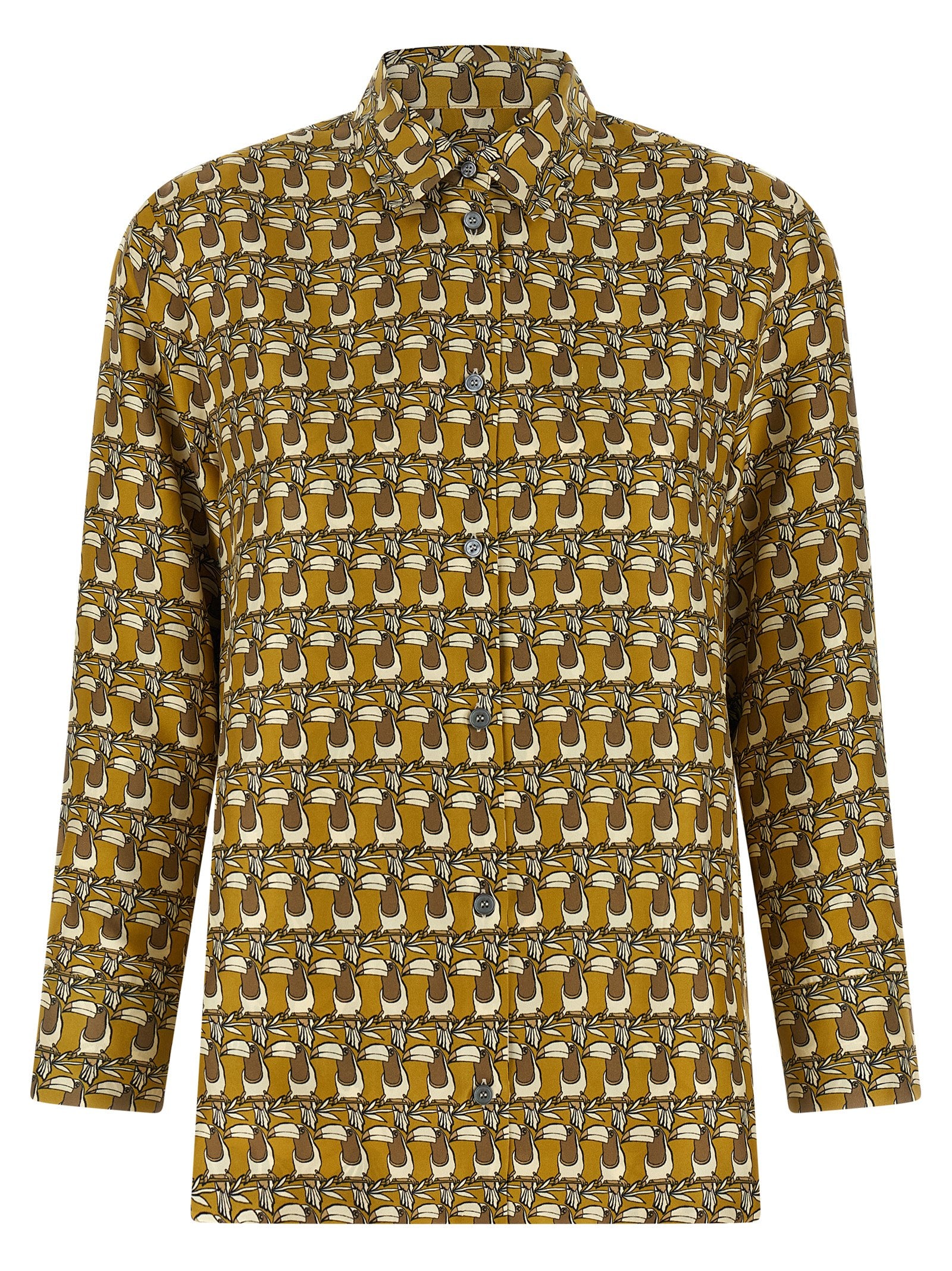 Max Mara Multicolor Silk Women's Blouse