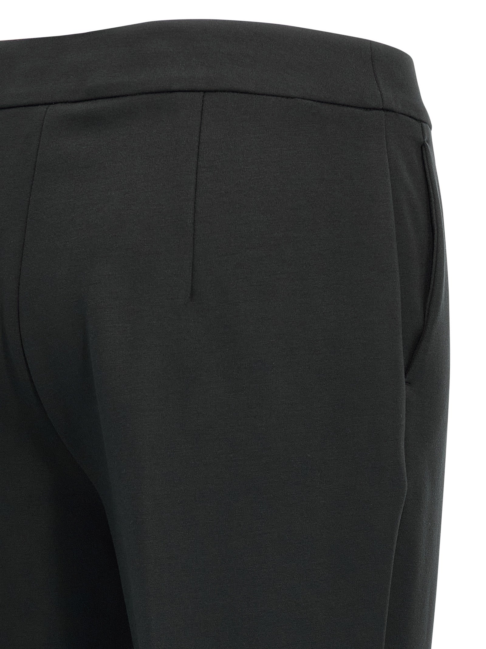 Max Mara Black Viscose Casual Women's Pants
