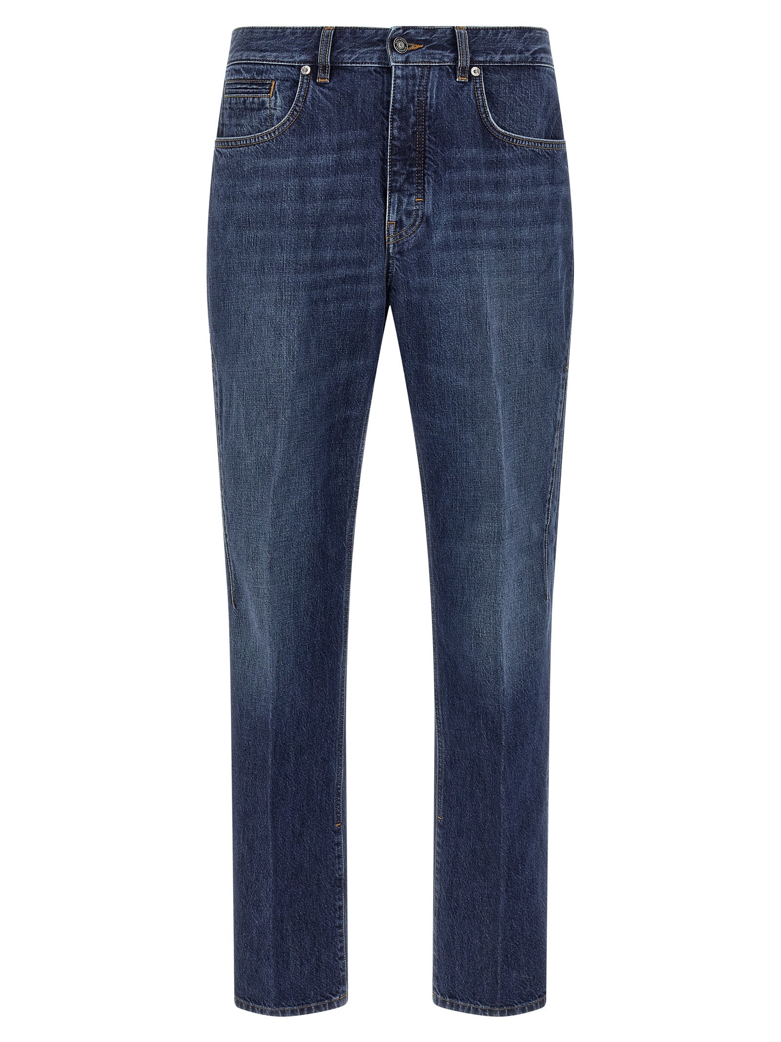 Givenchy Blue Cotton Straight-Leg Men's Jeans