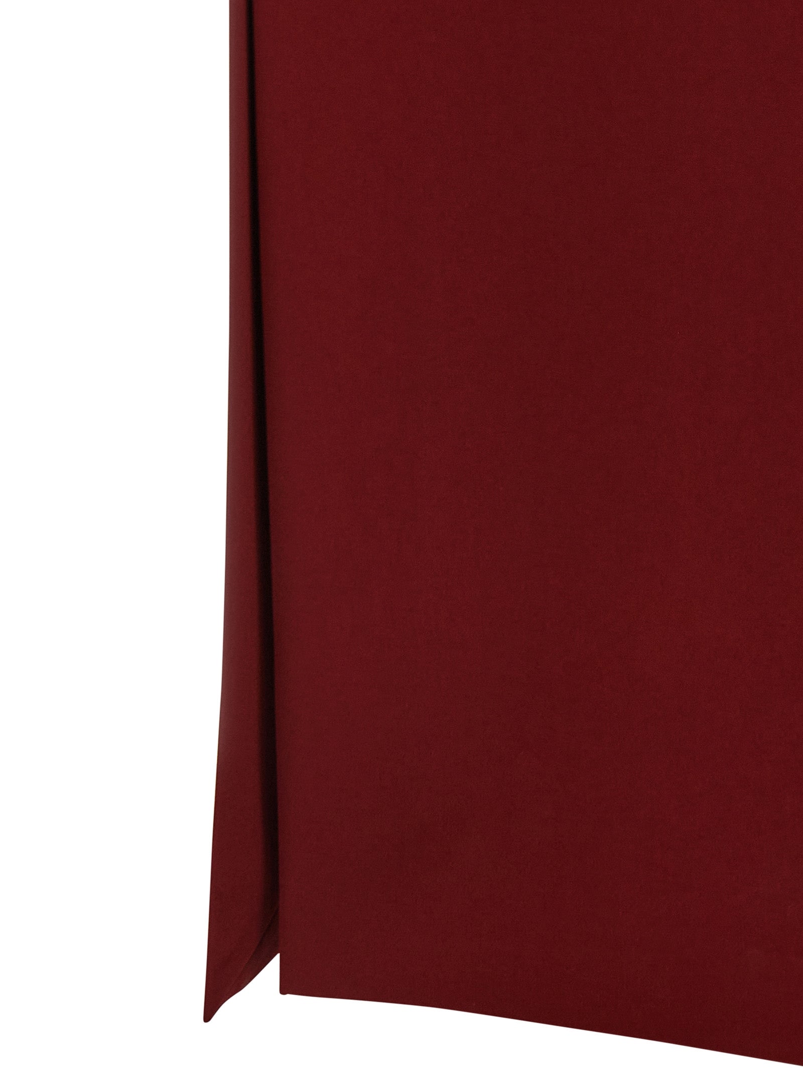 Max Mara Bordeaux Triacetate Long Women's Dress