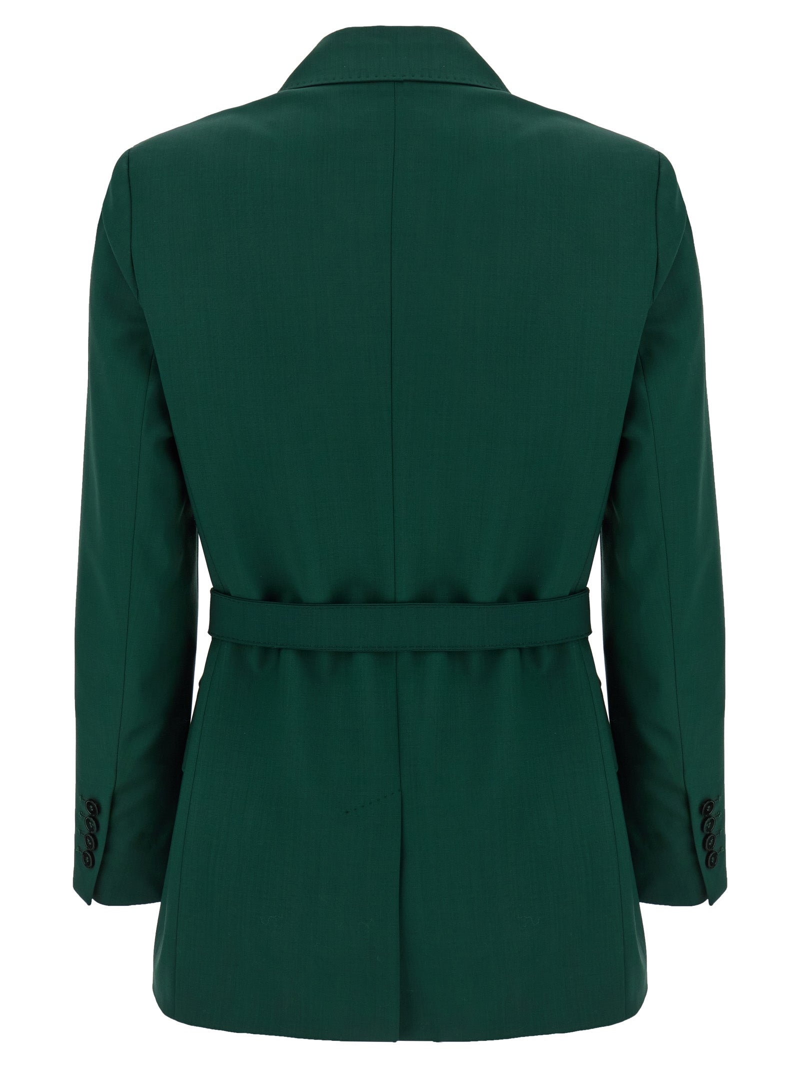 Max Mara Bicolor Virgin Wool Women's Blazer