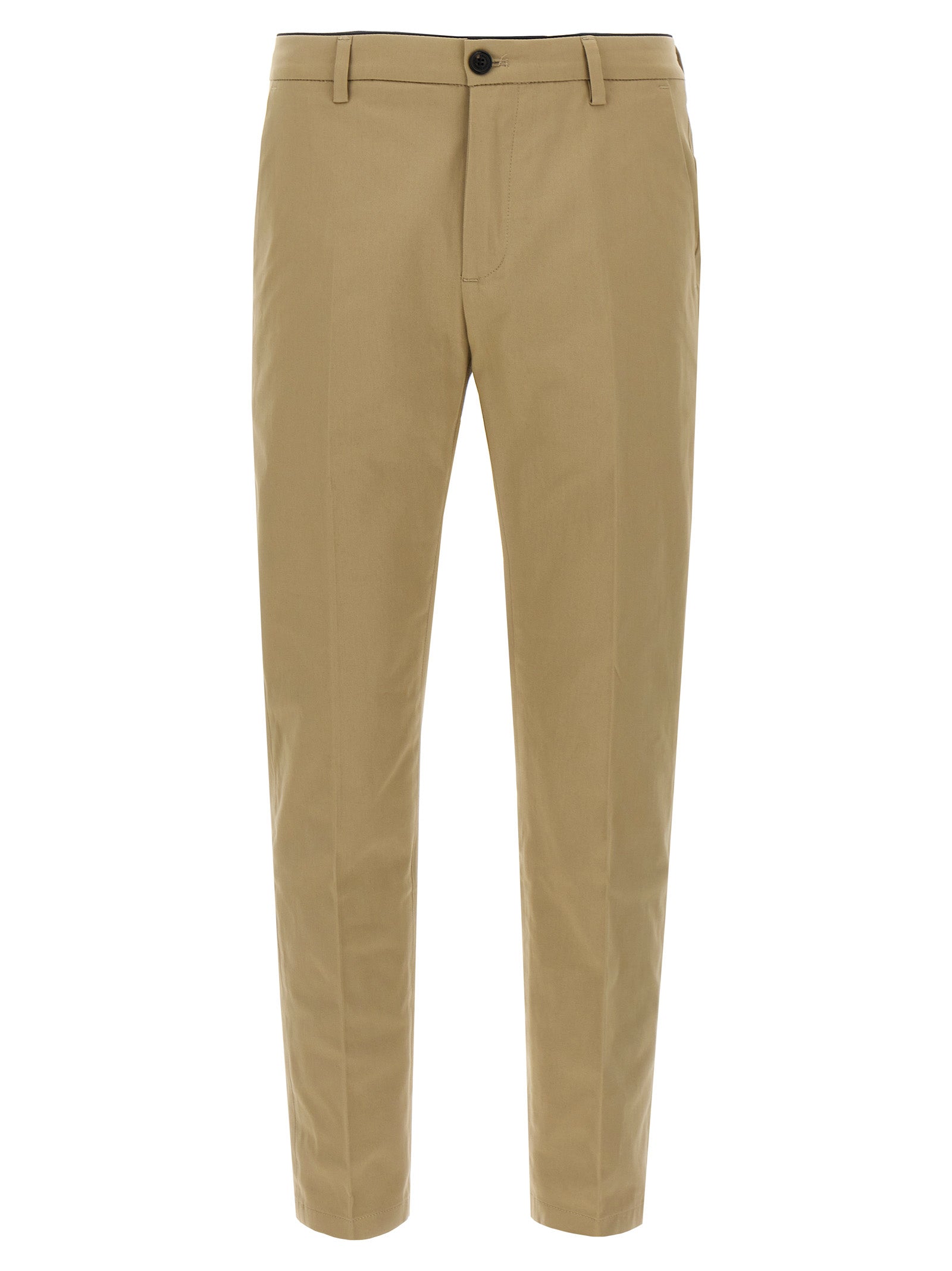 Department 5 Beige Cotton Cropped Men's Pants
