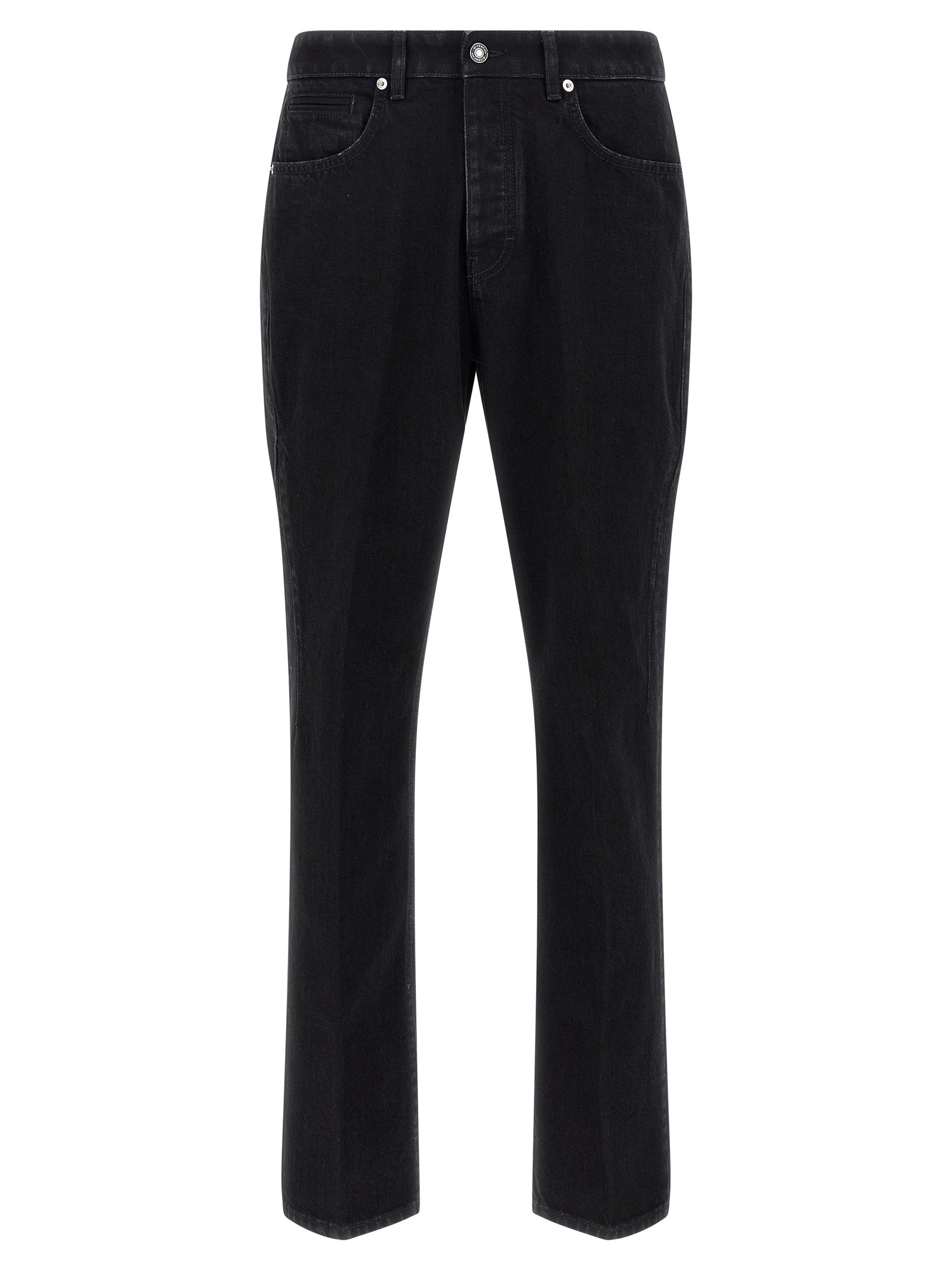 Givenchy Black Cotton Straight-Leg Men's Jeans