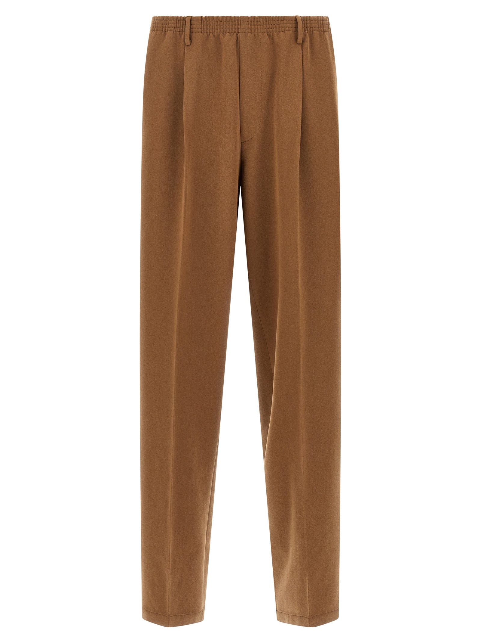 CELLAR DOOR Brown Polyester Casual Men's Pants