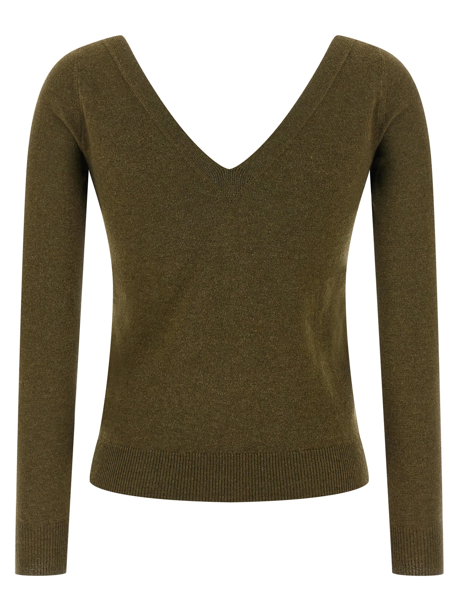 Saint Laurent Bicolor Cashmere Women's Cardigan