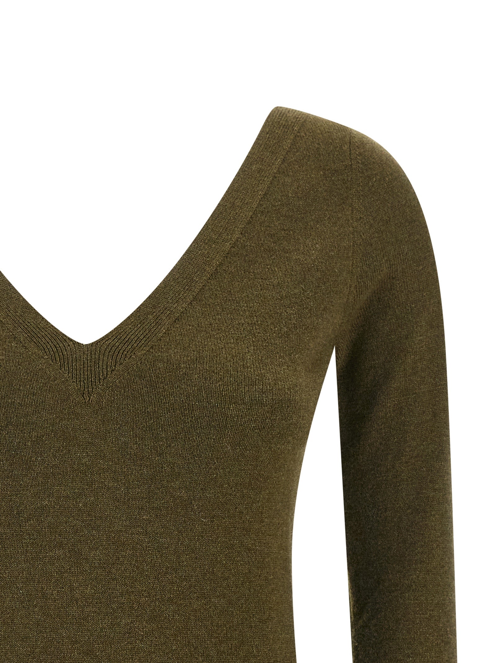 Saint Laurent Bicolor Cashmere Women's Cardigan
