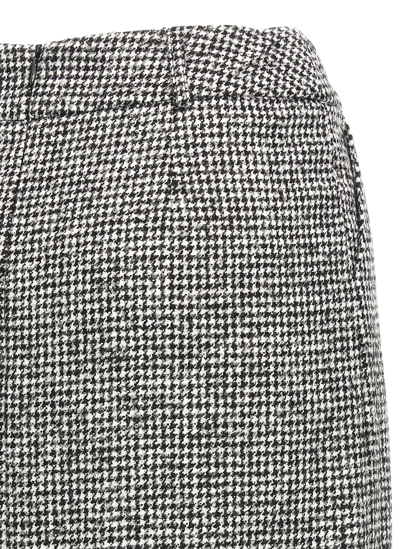 Ermanno Scervino Bicolor Wool Midi Women's Skirt