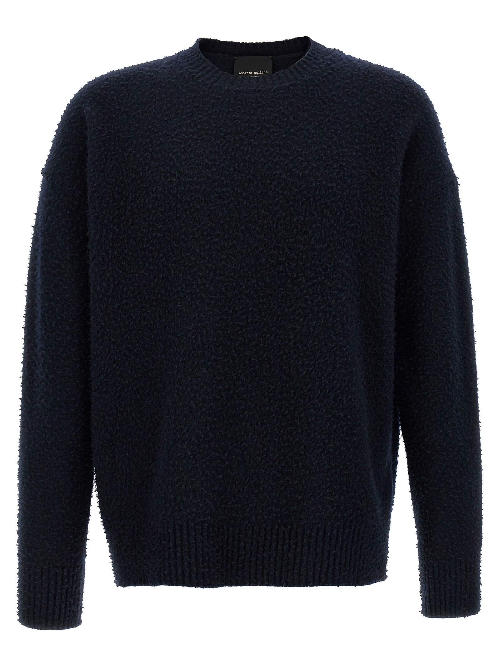 Roberto Collina Blue Merino Wool Men's Cardigan