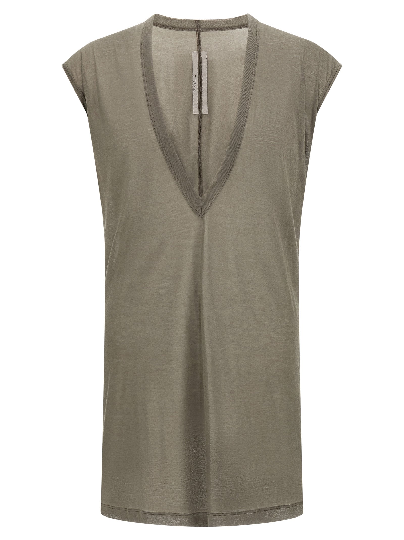 Rick Owens Gray Cotton Men's T-Shirt