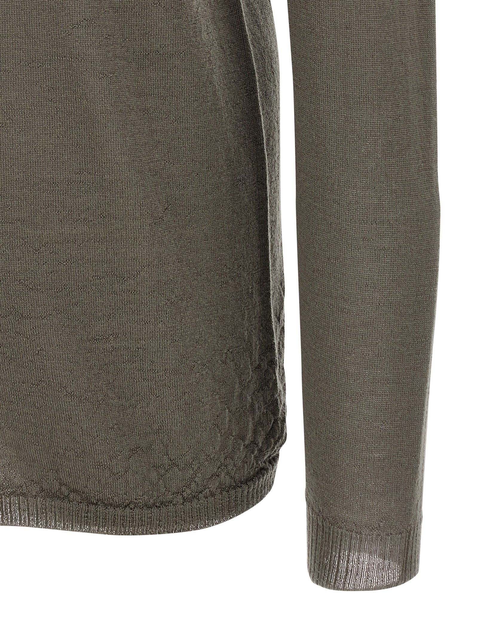 Rick Owens Gray Wool Men's Cardigan