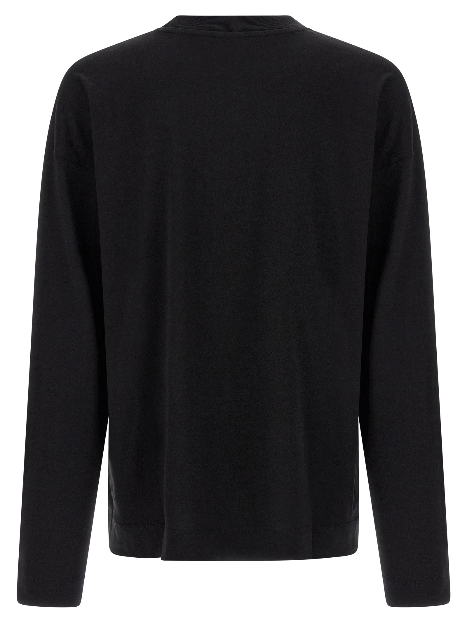 Dries Van Noten Black Cotton Men's T-Shirt