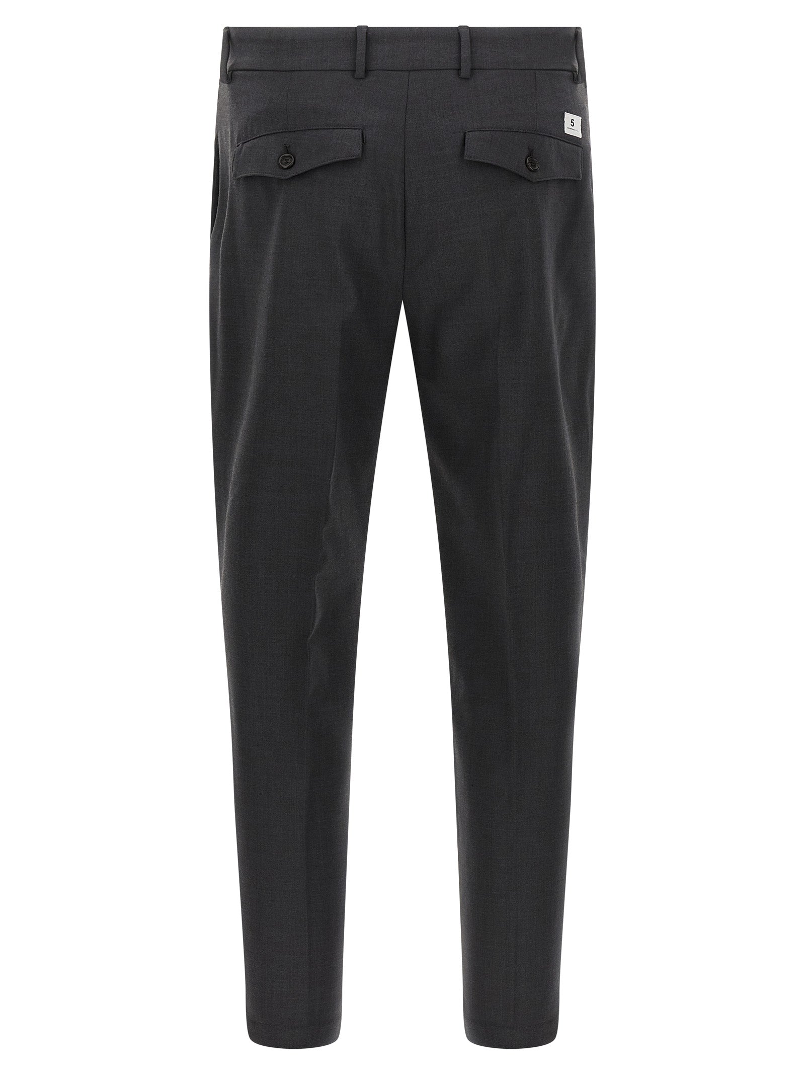 Department 5 Gray Virgin Wool Cropped Men's Pants