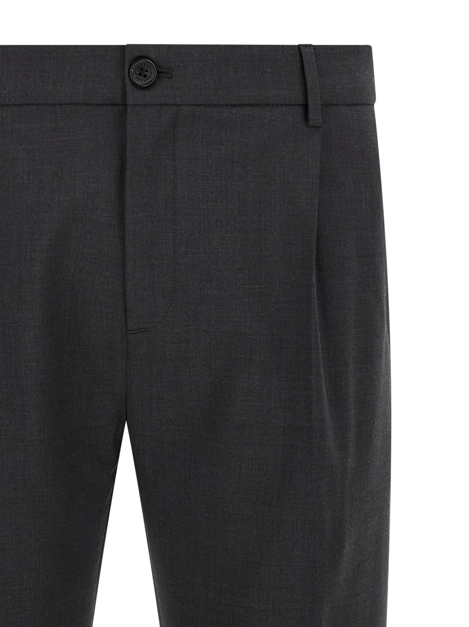 Department 5 Gray Virgin Wool Cropped Men's Pants