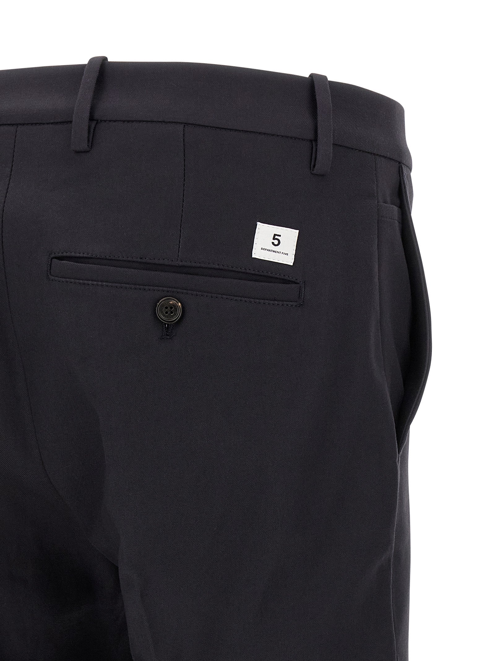 Department 5 Blue Cotton Chino Men's Pants