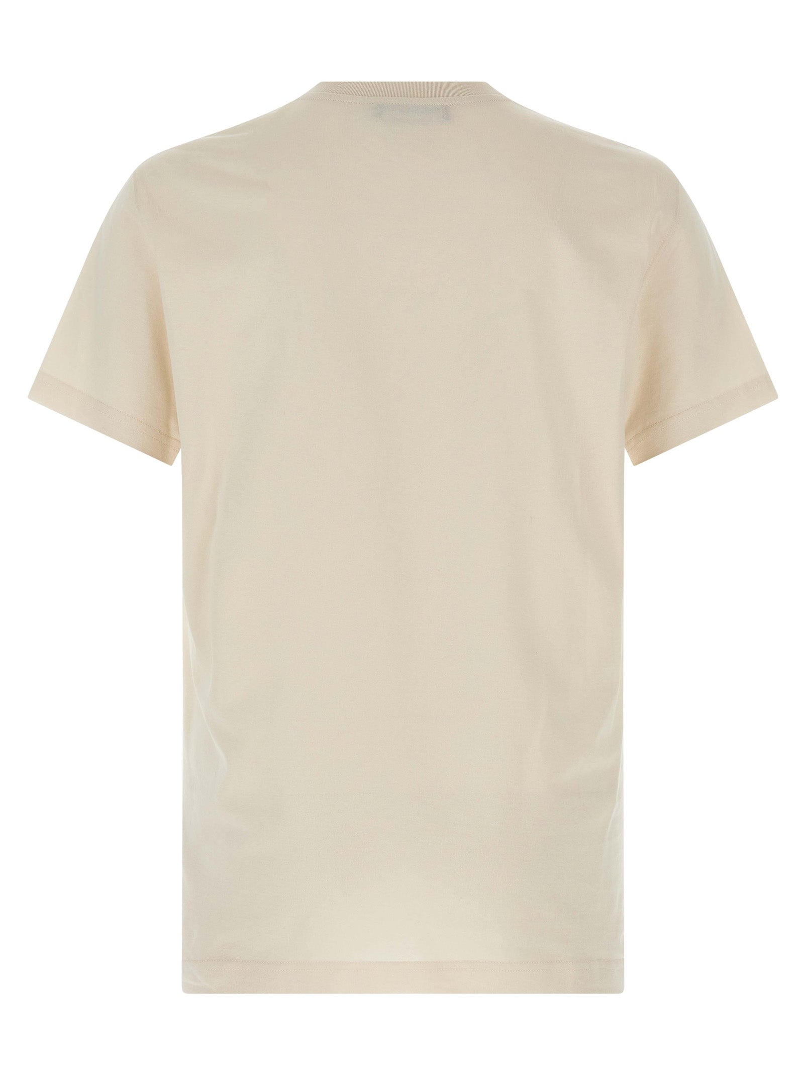 Dolce & Gabbana Beige Cotton Men's T-Shirt