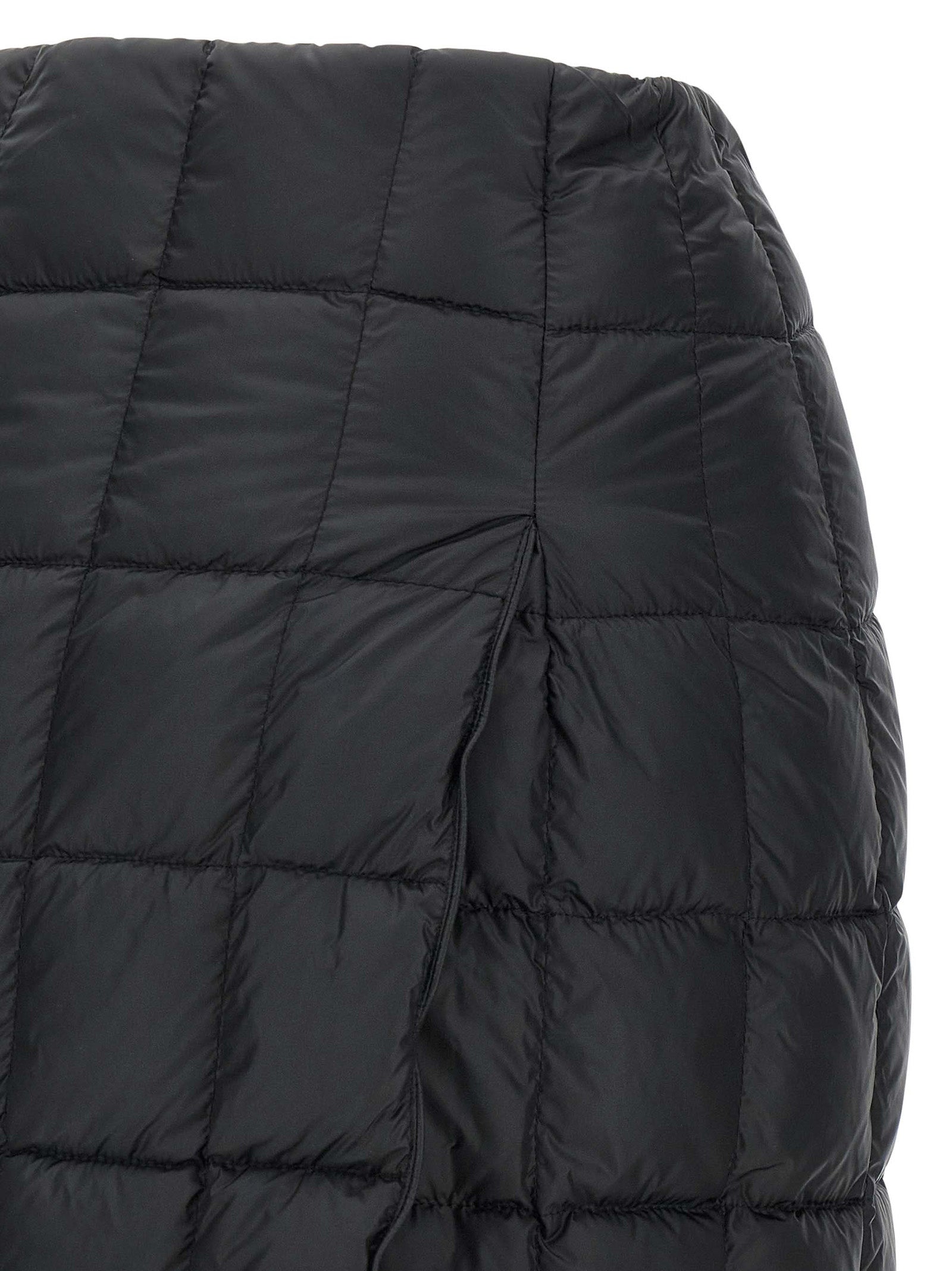 IENKI IENKI Black Nylon Long Women's Skirt
