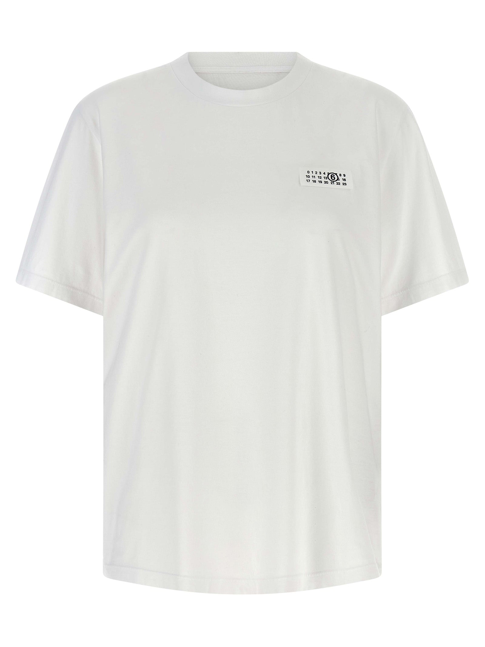 MM6 Maison Margiela White Cotton Women's T-Shirt