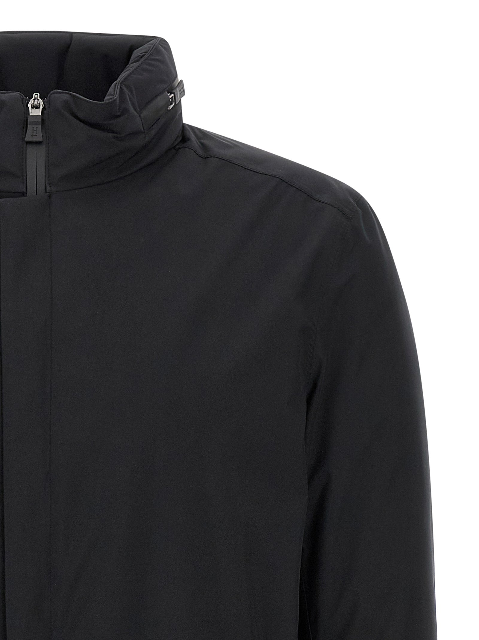 Herno Black Polyester Men's Parka