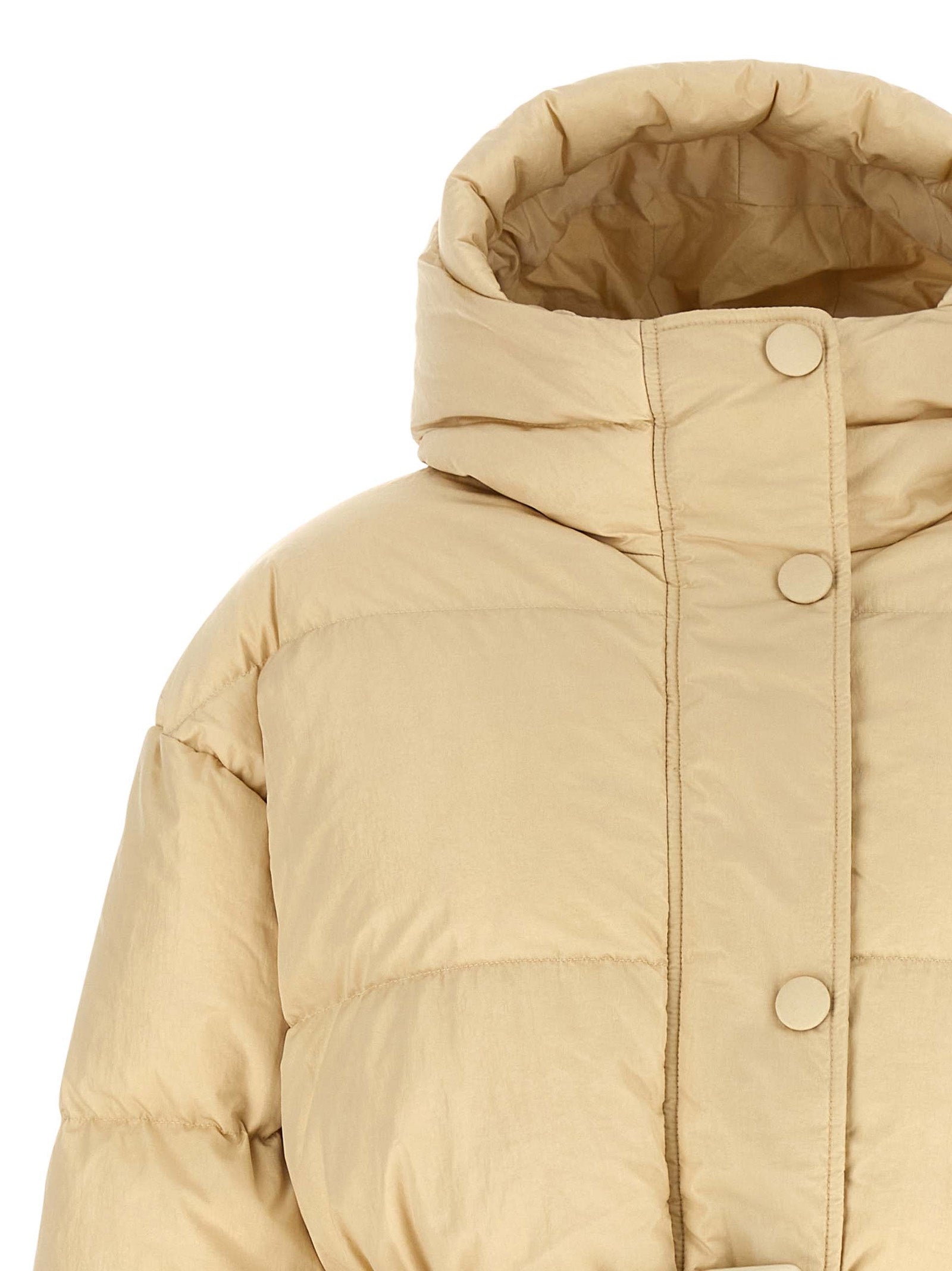 IENKI IENKI Beige Nylon Shell Women's Jacket