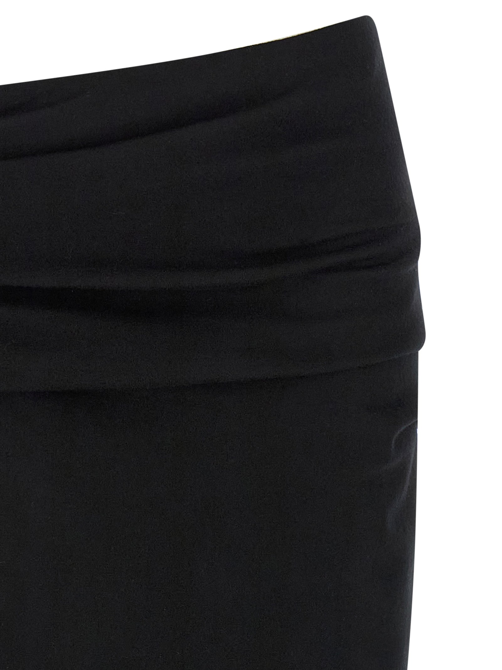 Entire Studios Black Wool Midi Women's Skirt