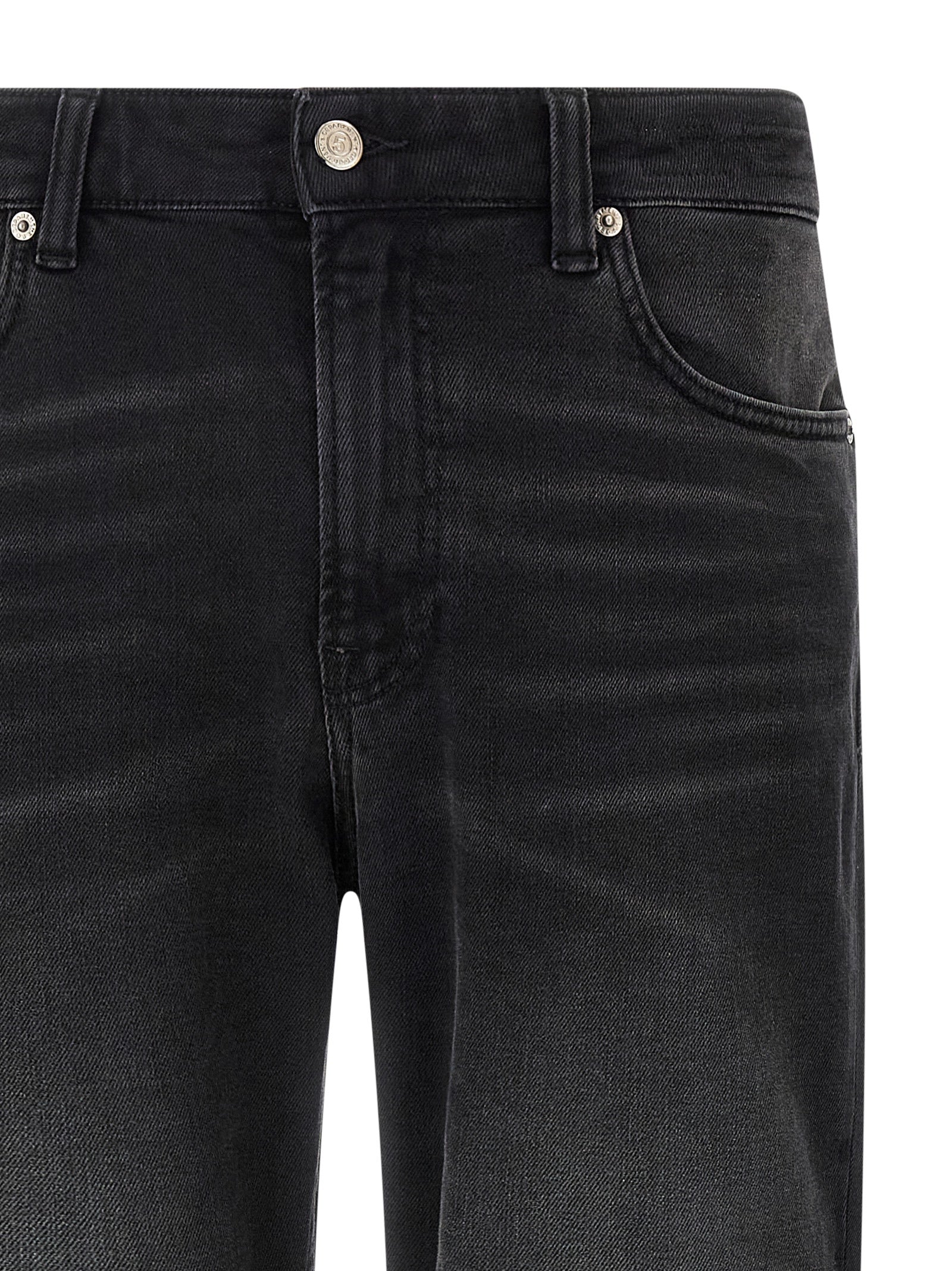 Department 5 Black Cotton Straight-Leg Men's Jeans