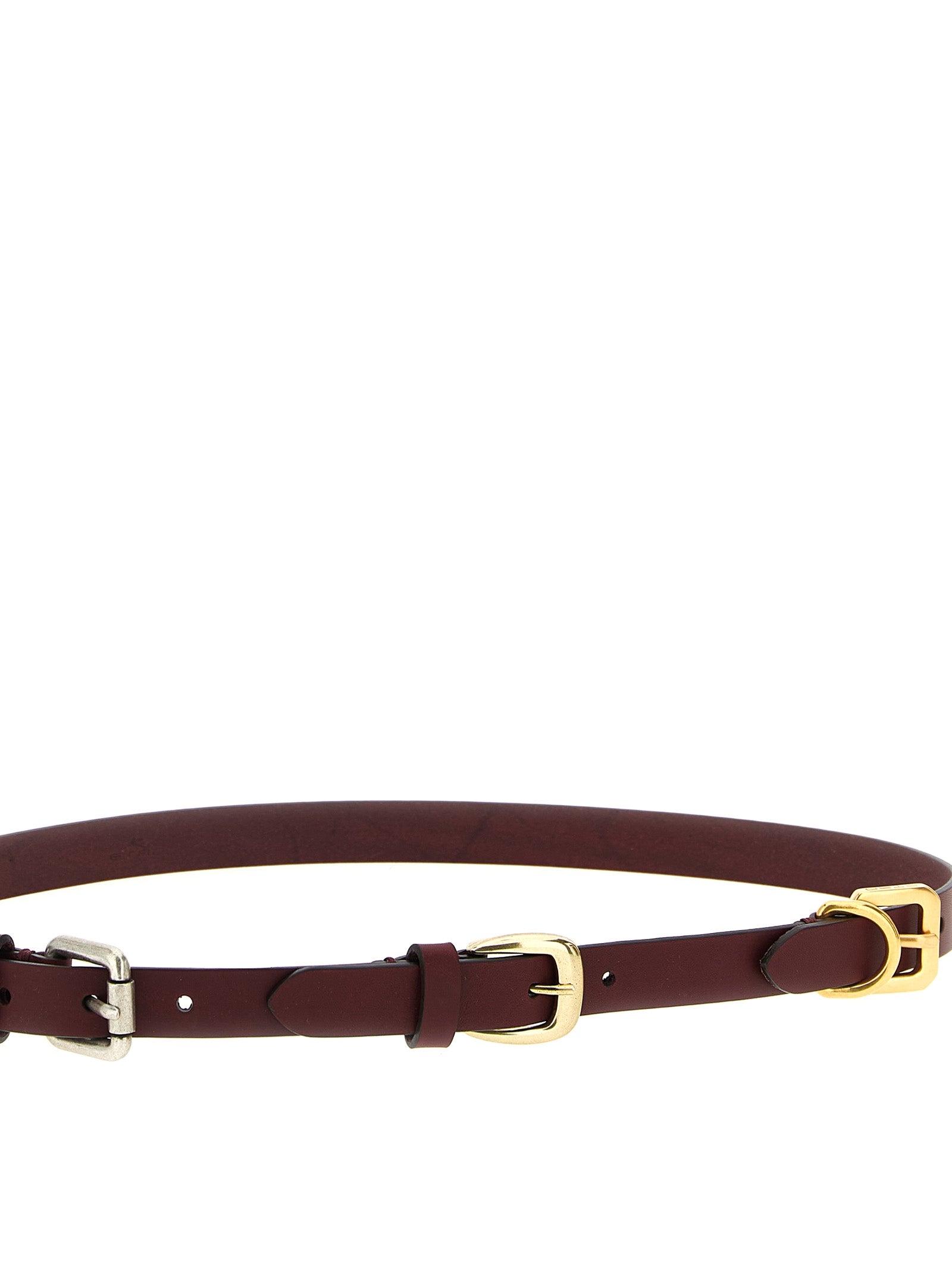 Etro Bordeaux Calfskin Women's Belt