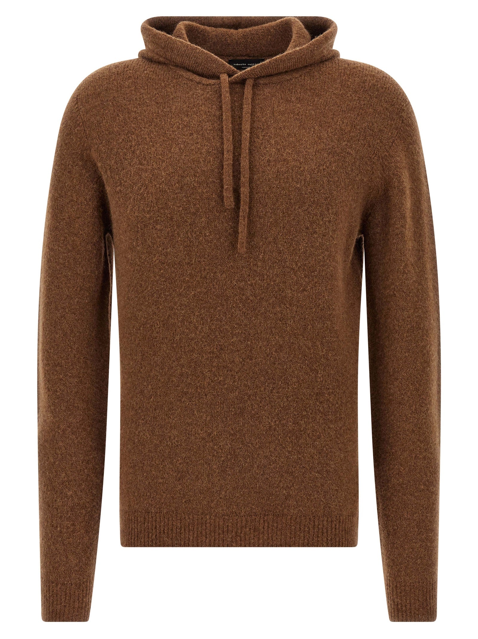 Roberto Collina Brown Virgin Wool Men's Cardigan