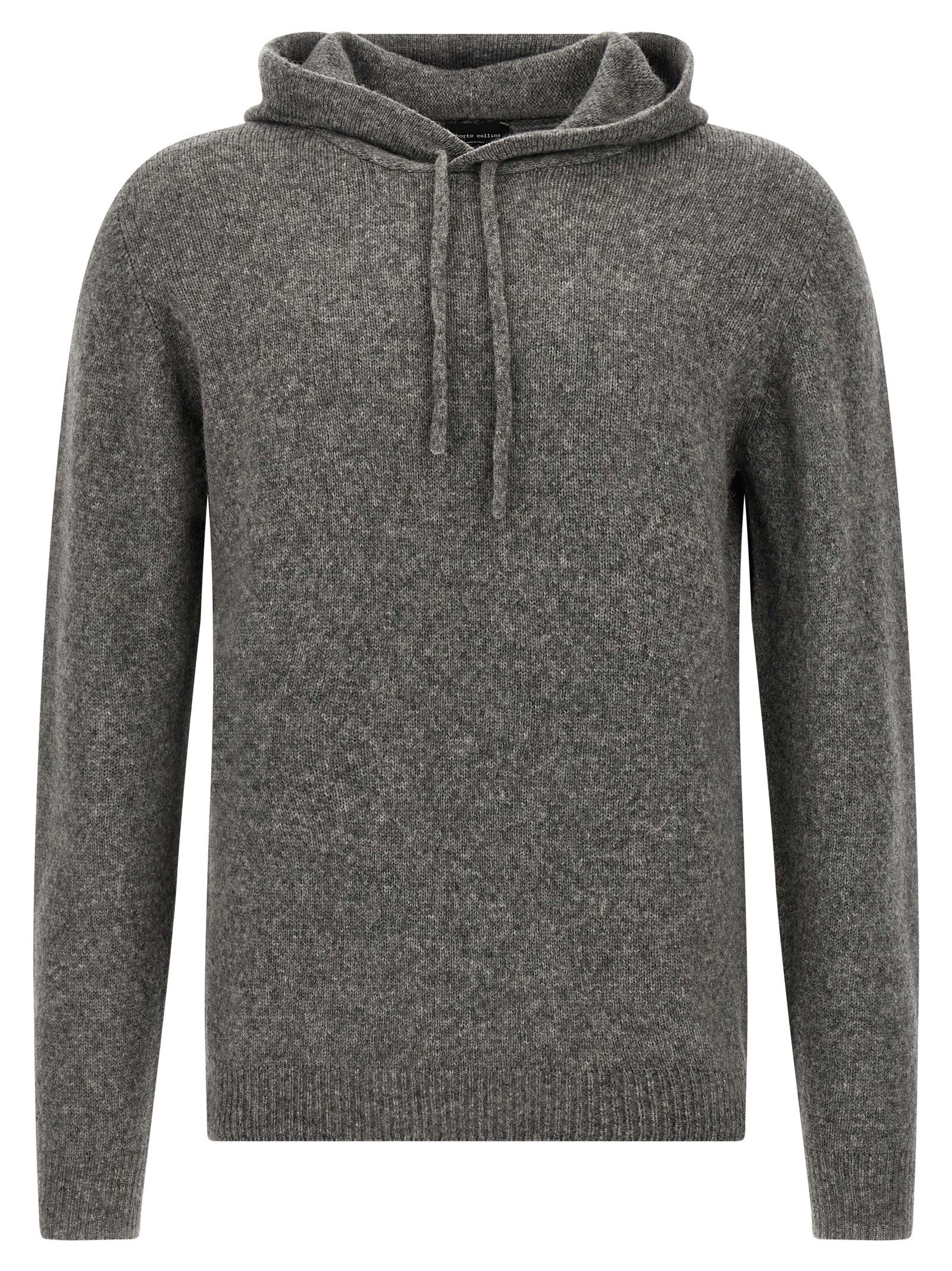 Roberto Collina Gray Virgin Wool Men's Cardigan