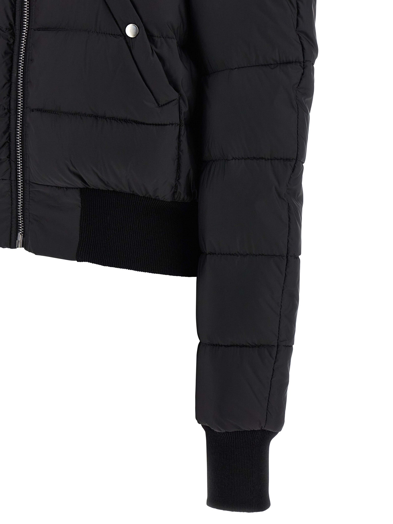 Rick Owens Black Nylon Women's Bomber