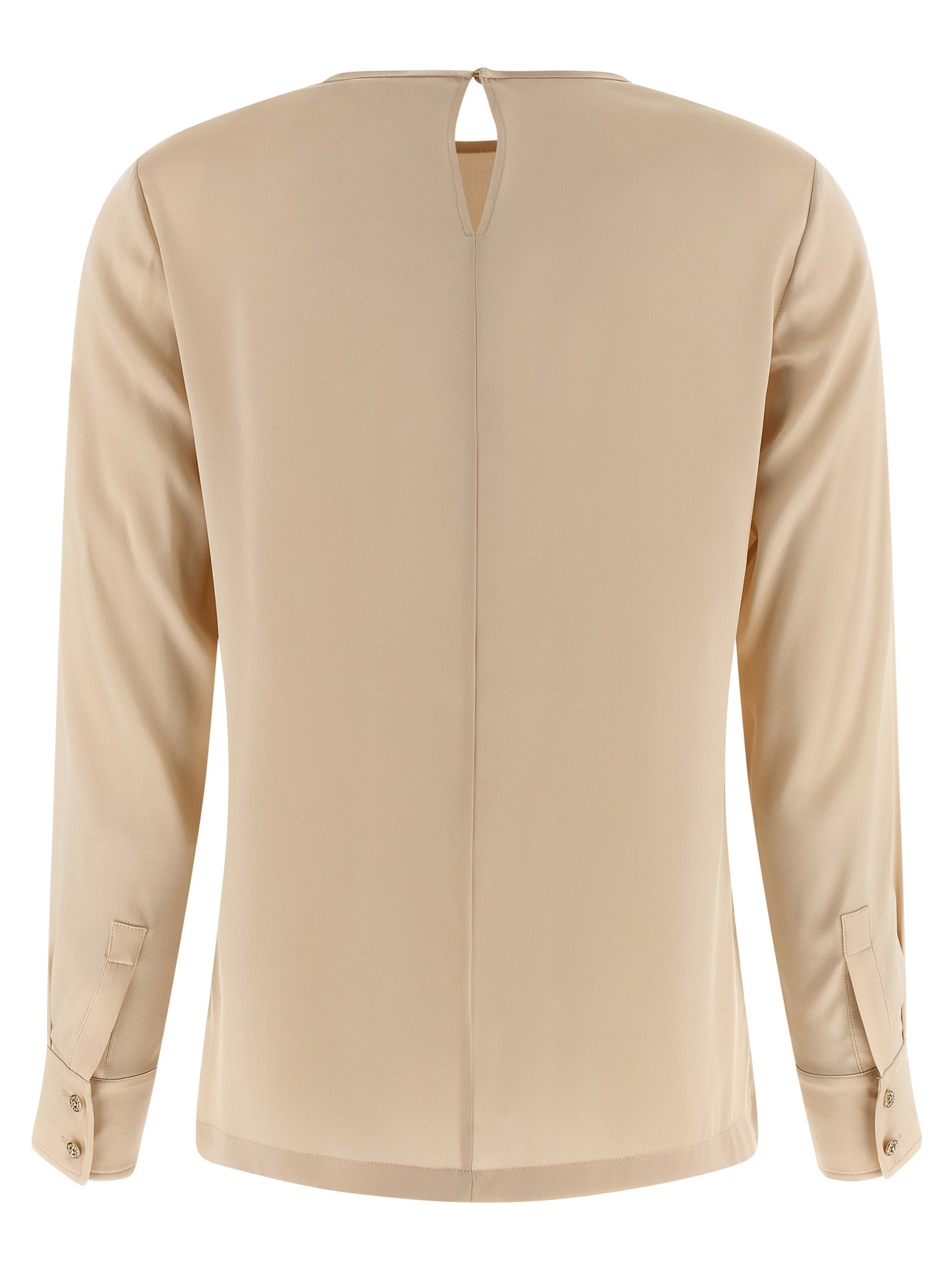 Max Mara Beige Silk Women's Blouse