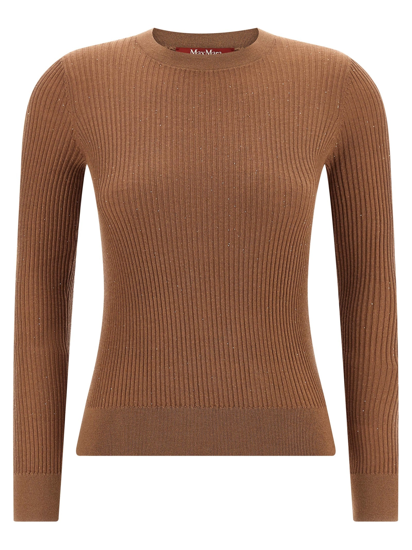 Max Mara Beige Silk Women's Cardigan