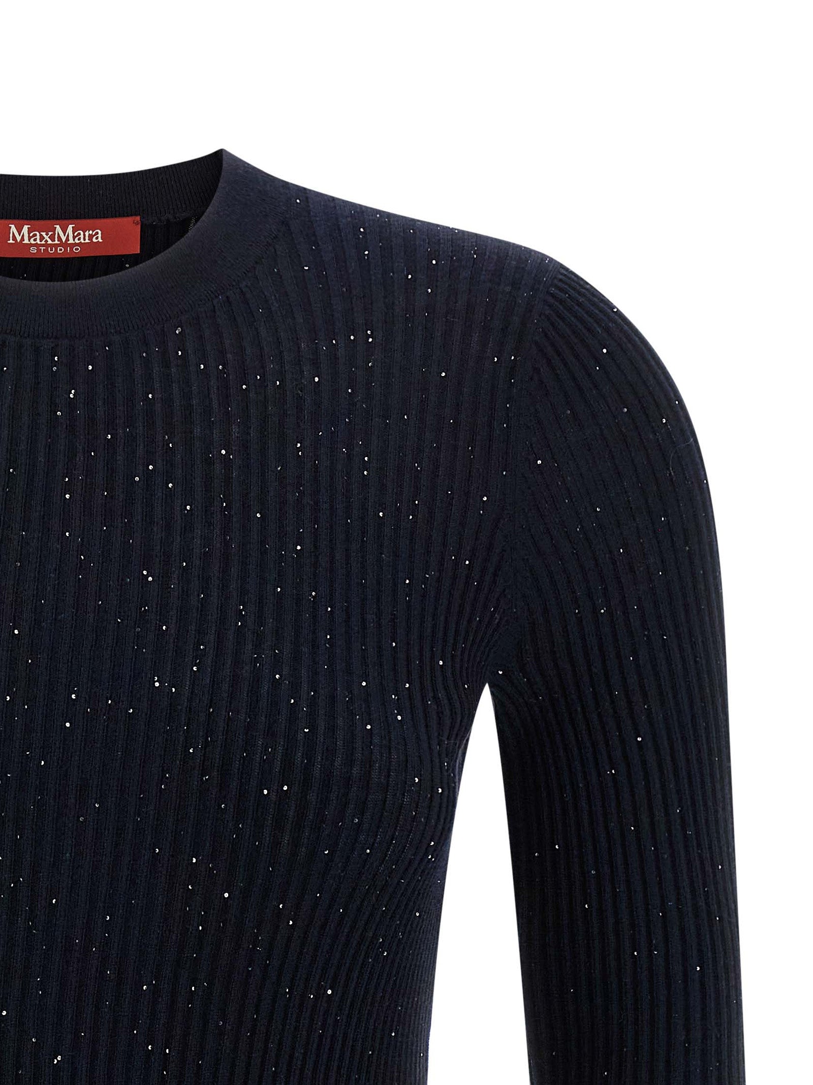 Max Mara Blue Silk Women's Cardigan