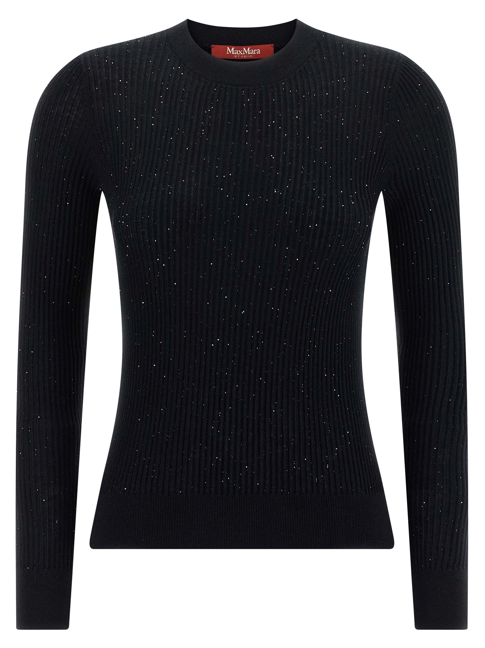 Max Mara Black Silk Women's Cardigan