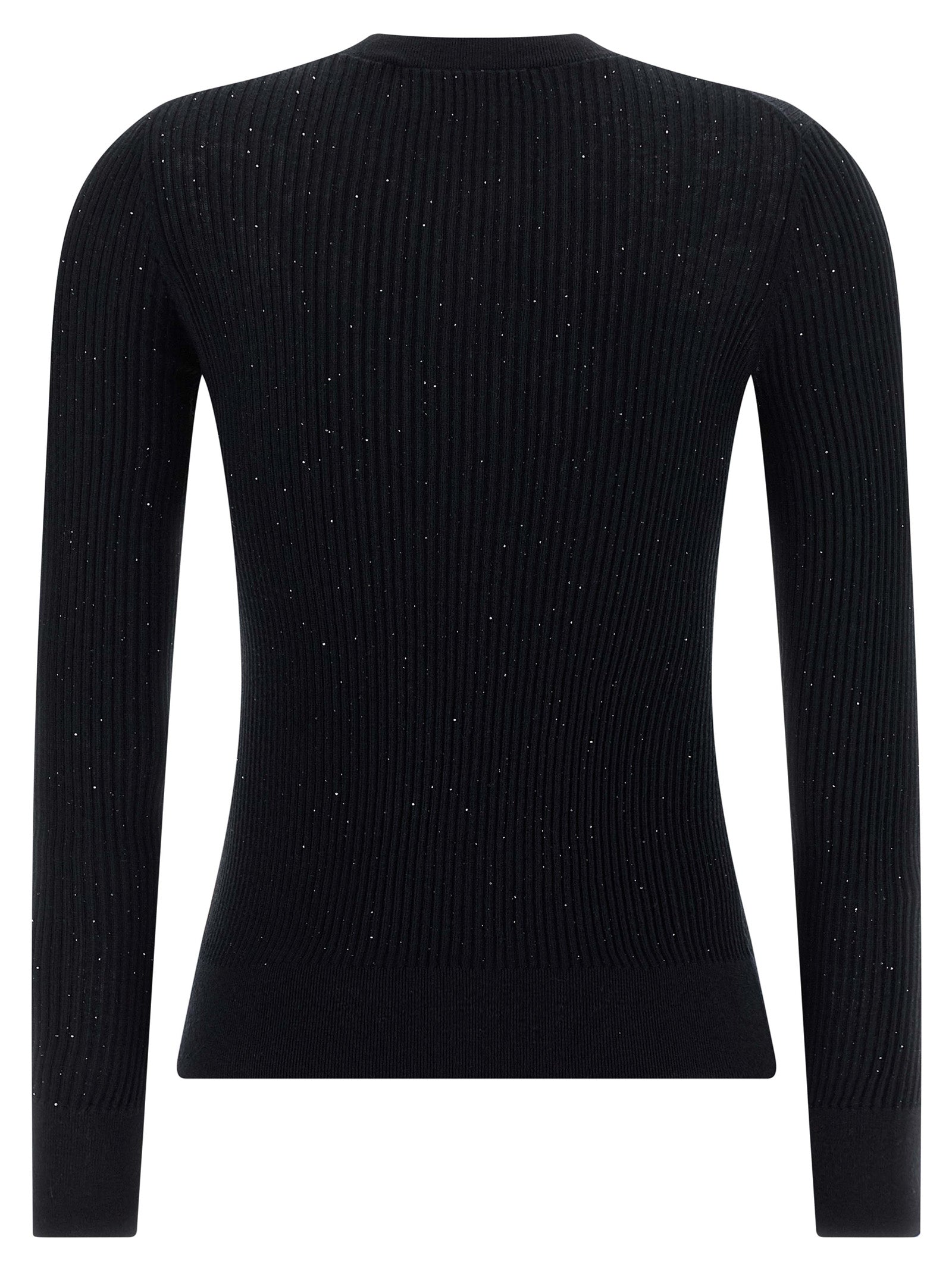 Max Mara Black Silk Women's Cardigan