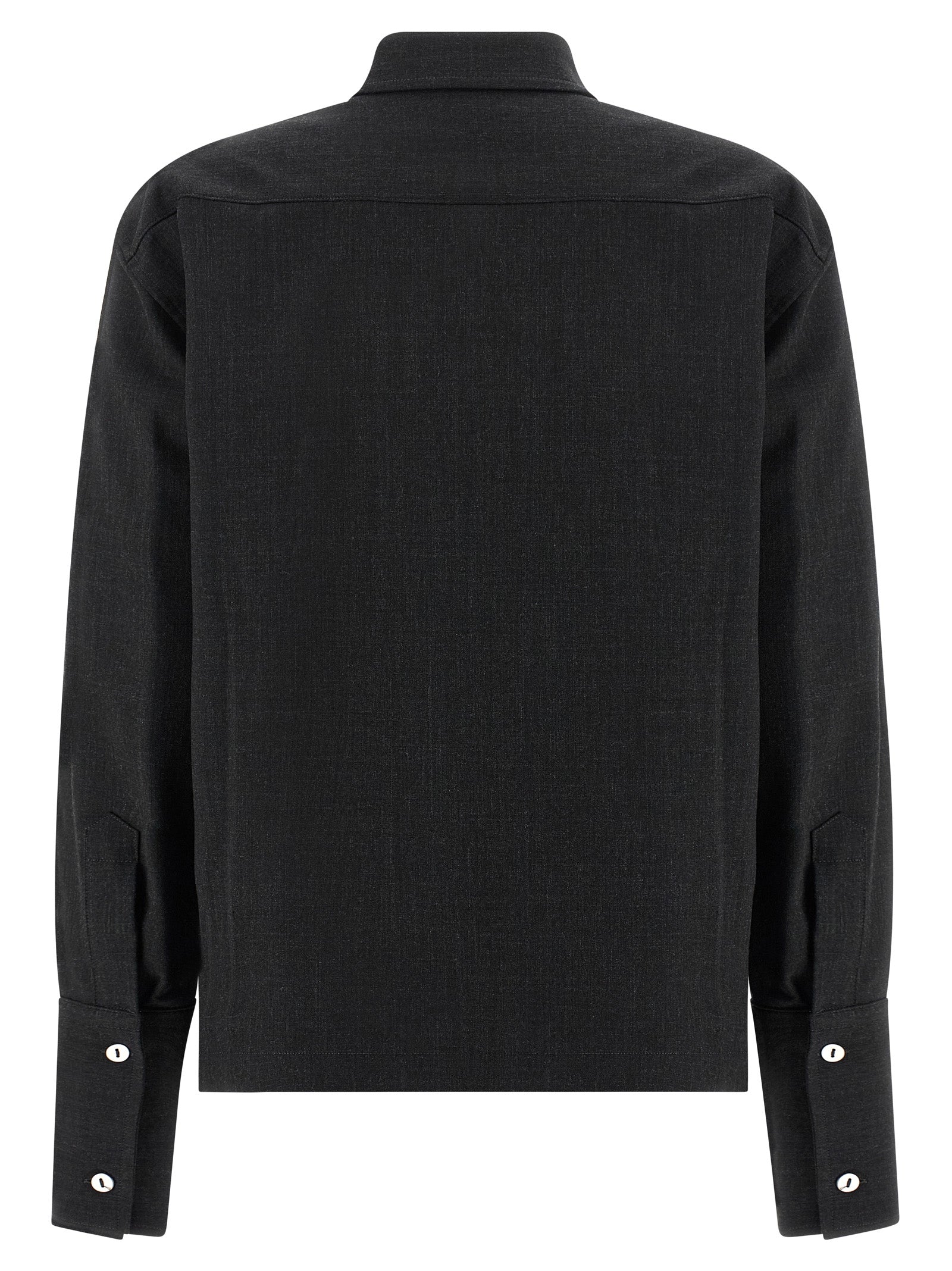 THELATEST Gray Polyester Women's Blouse