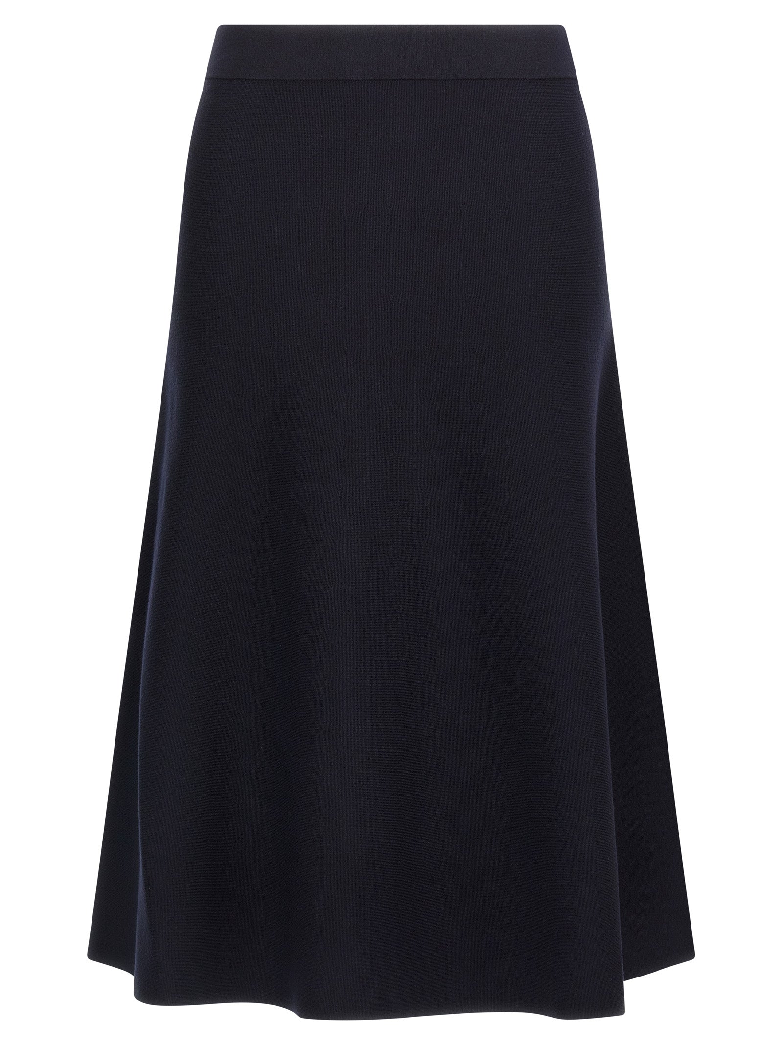 Max Mara Blue Viscose Midi Women's Skirt