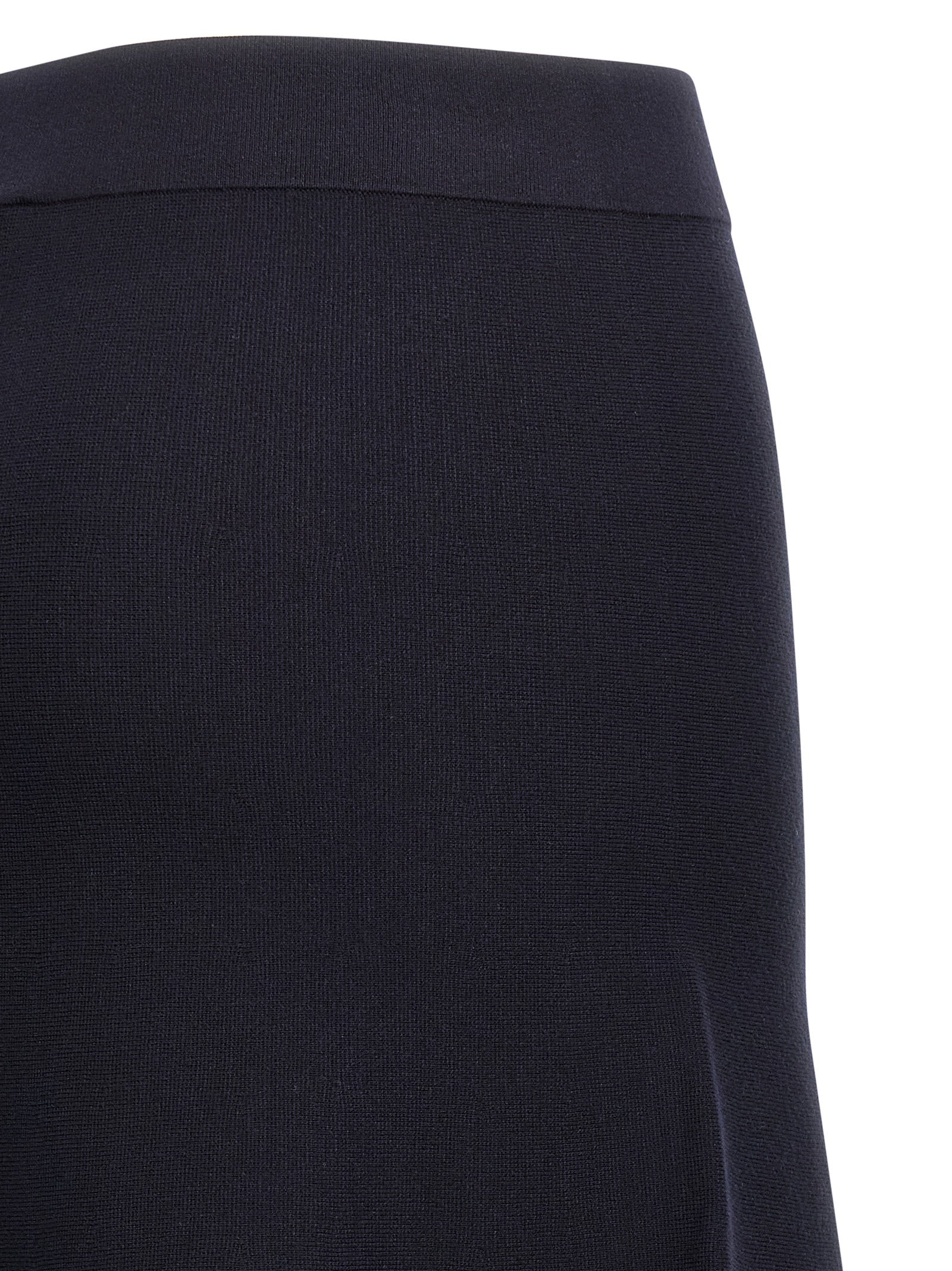 Max Mara Blue Viscose Midi Women's Skirt