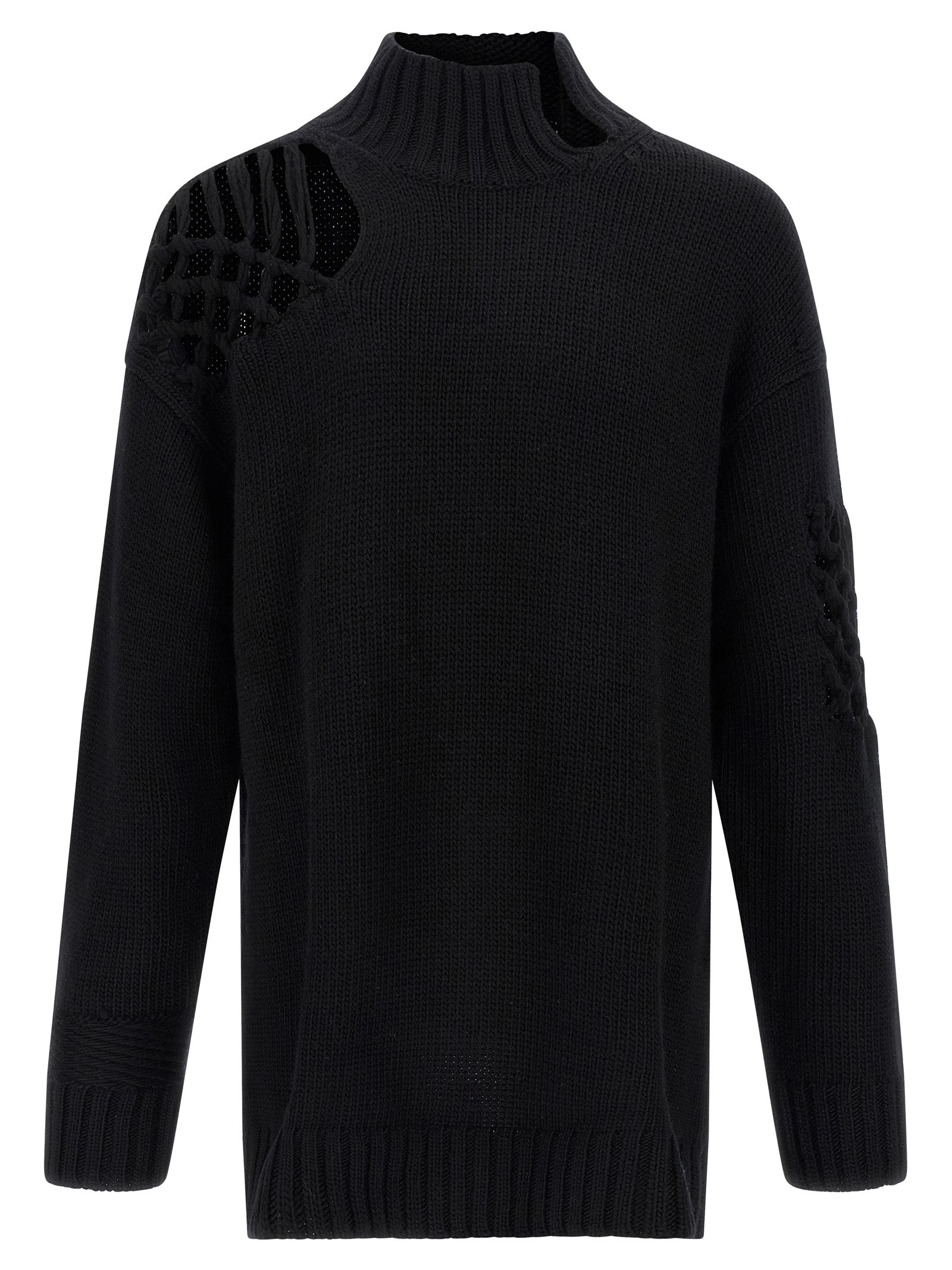Yohji Yamamoto Black Wool Men's Cardigan