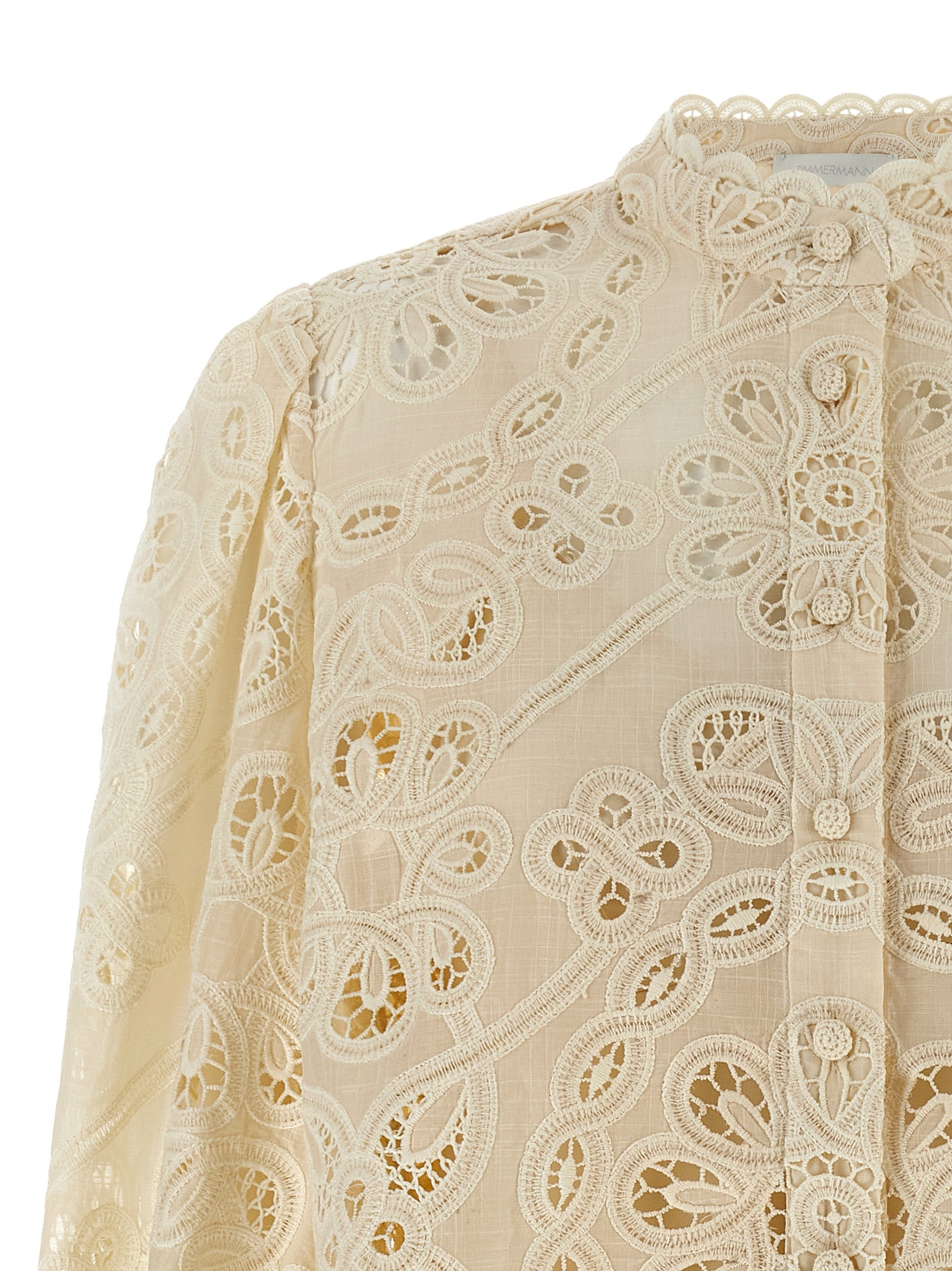 Zimmermann Beige Polyester Women's Blouse